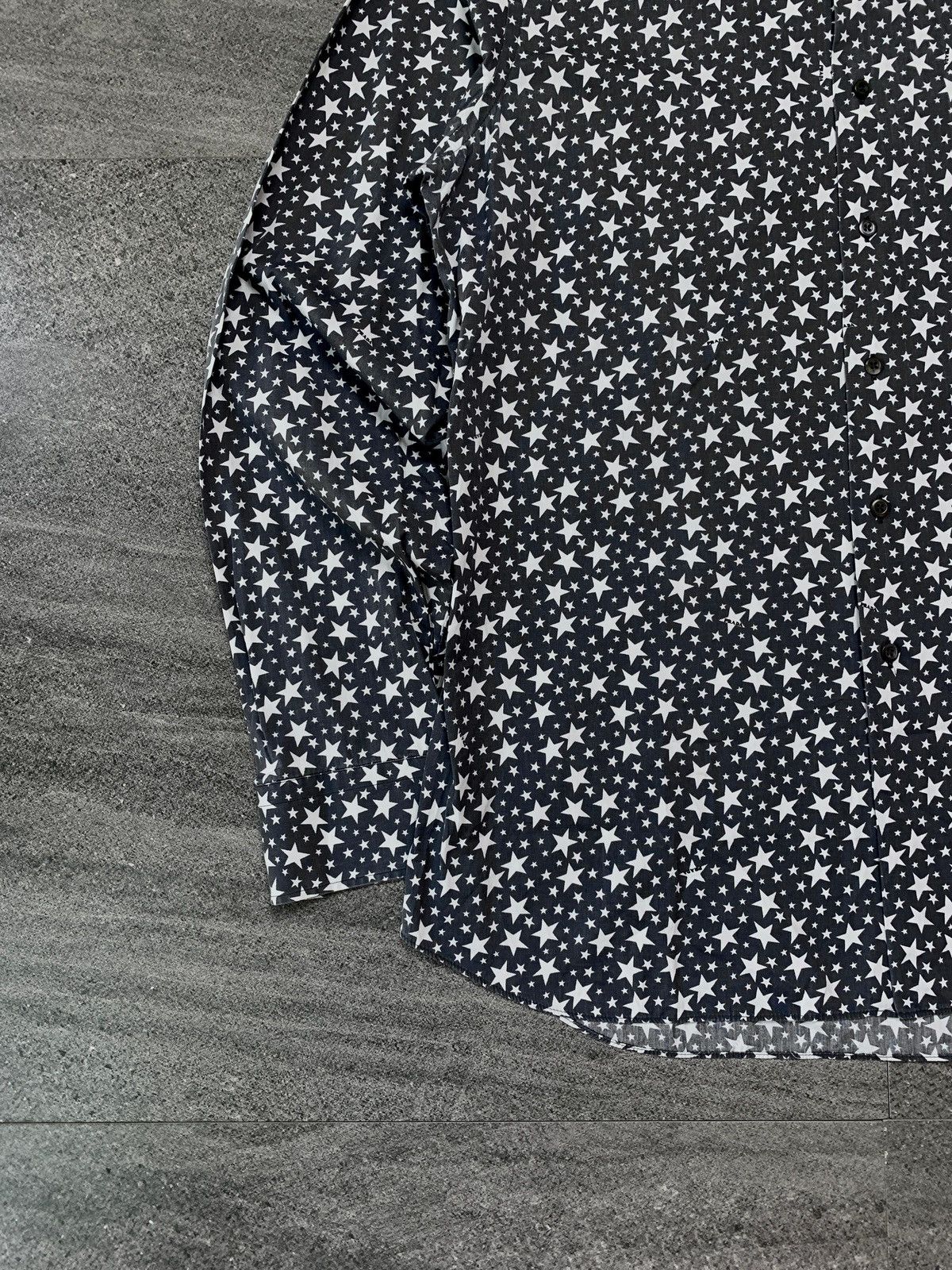 Prada FREE TAX! 2000s Stars Printed Shirt- Large Size US L / EU 52-54 / 3 - 3 Thumbnail