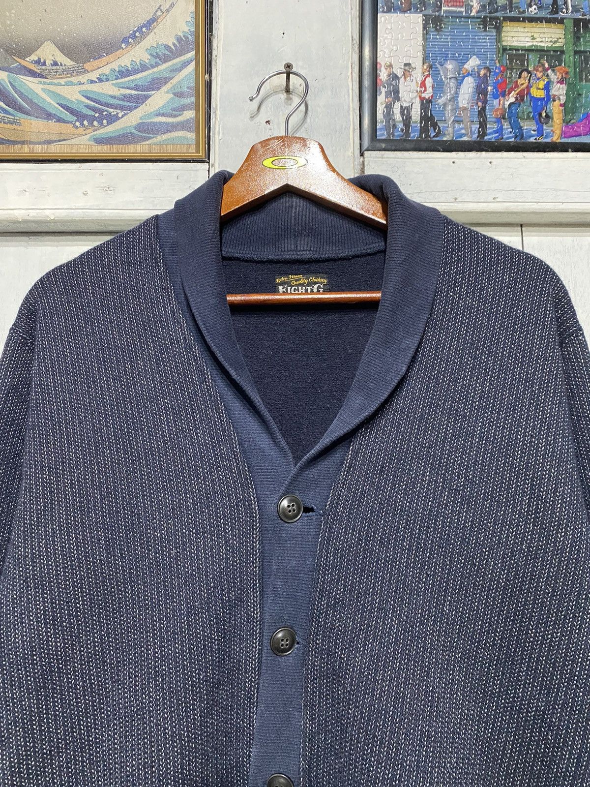 EIGHT-G × Japanese Brand × Vintage Eight G Knit Cardigan Size US L / EU 52-54 / 3 - 3 Thumbnail