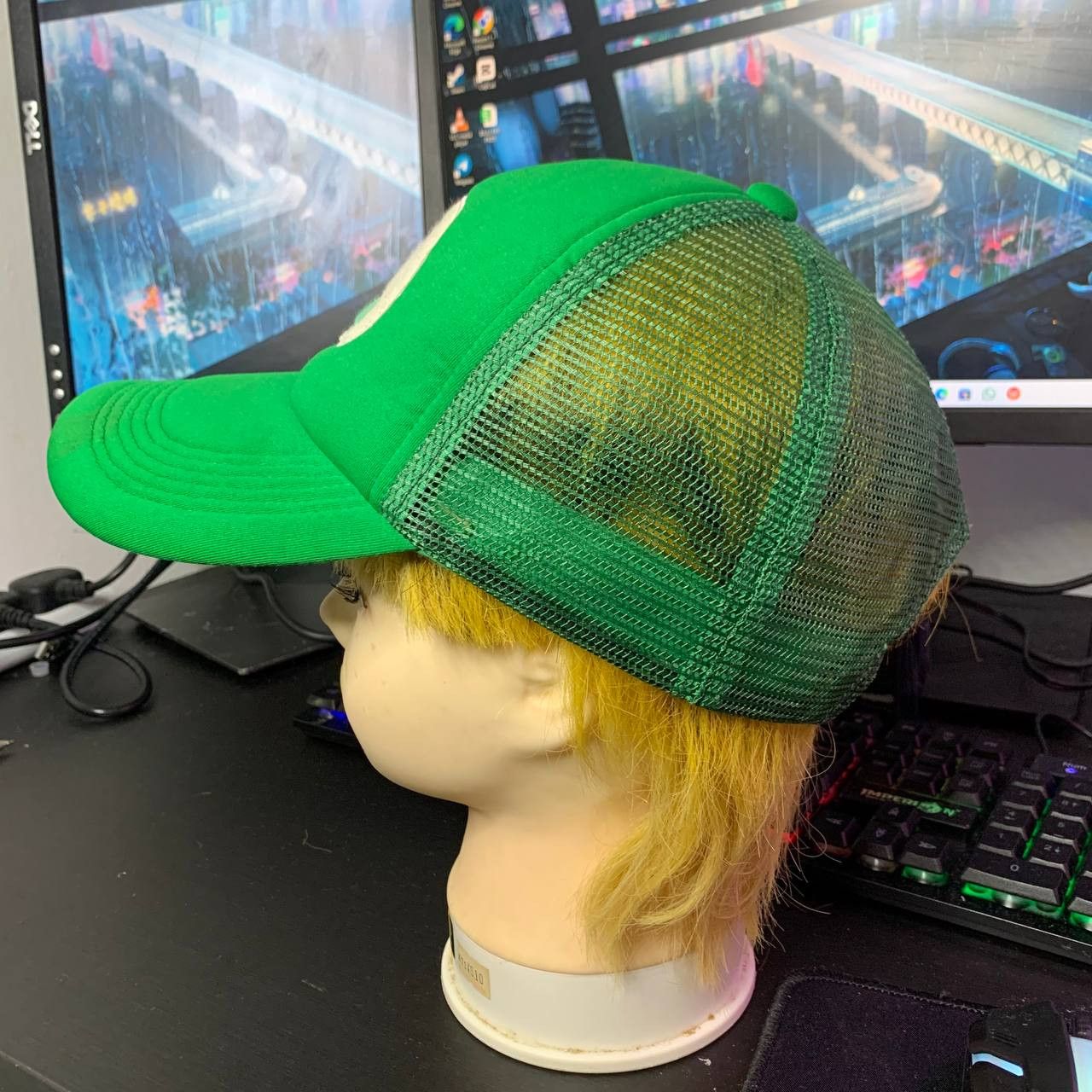 Cartoon Network × Vintage VINTAGE LUIGI TRUCKER HAT Size ONE SIZE - 3 Thumbnail