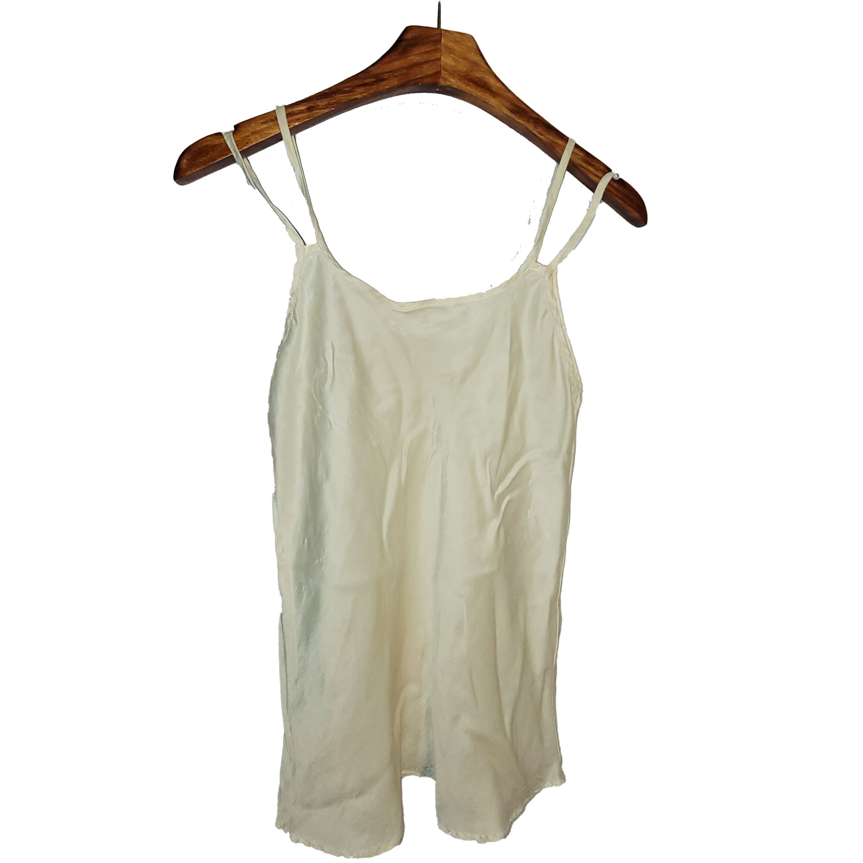 Other Women's 100% Silk Camisole Spaghetti Strap Top Vest SAB418 Size XS / US 0-2 / IT 36-38 - 1 Thumbnail