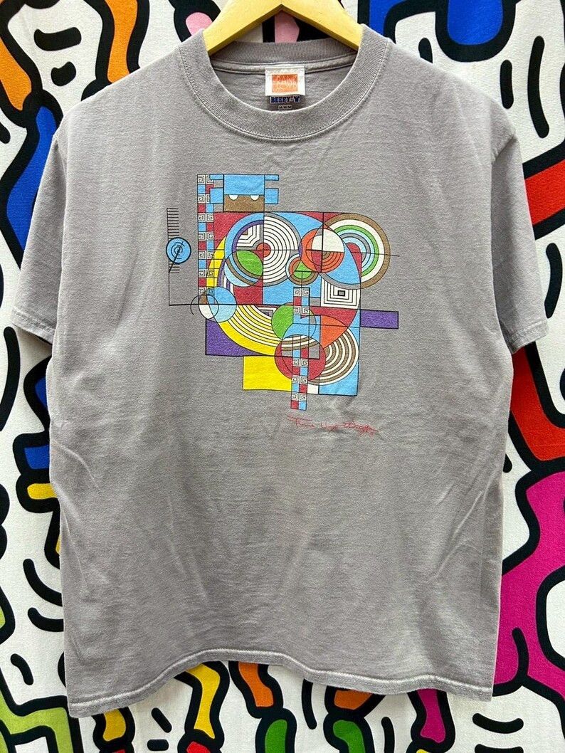 Vintage Vintage 2000s Frank Lloyd Wright Art tshirt size M Size US M / EU 48-50 / 2 - 2 Thumbnail