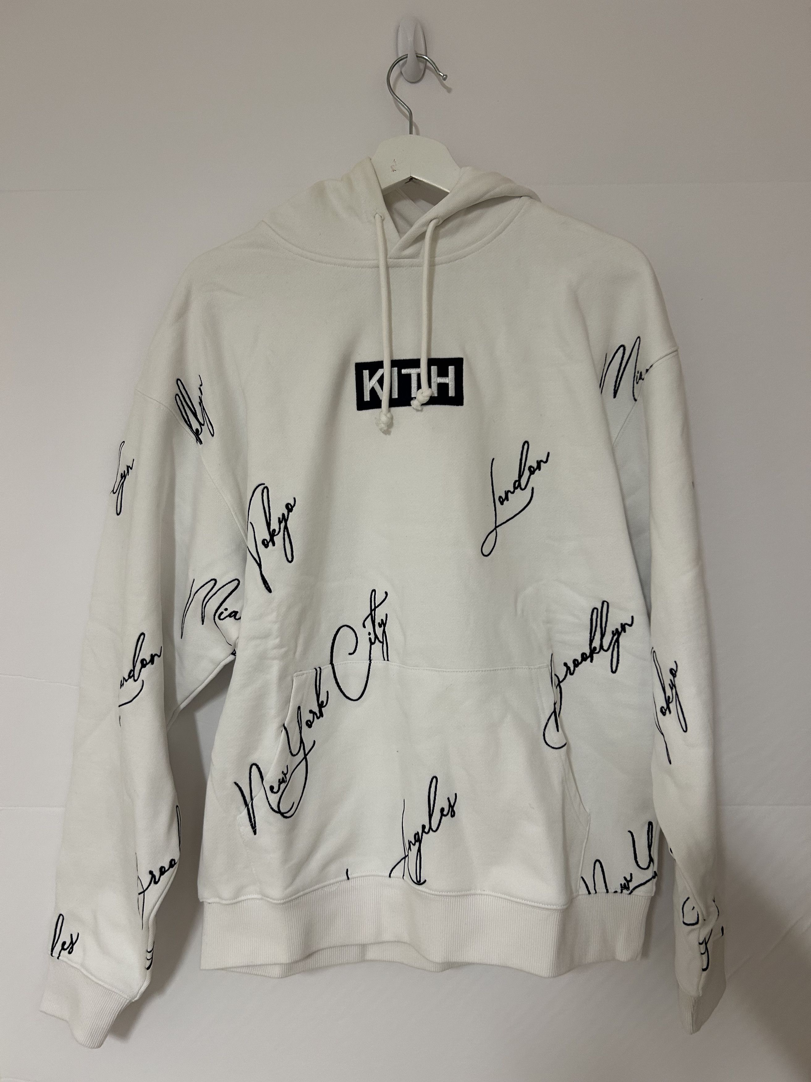 Kith Kith City Script Hoodie | Grailed