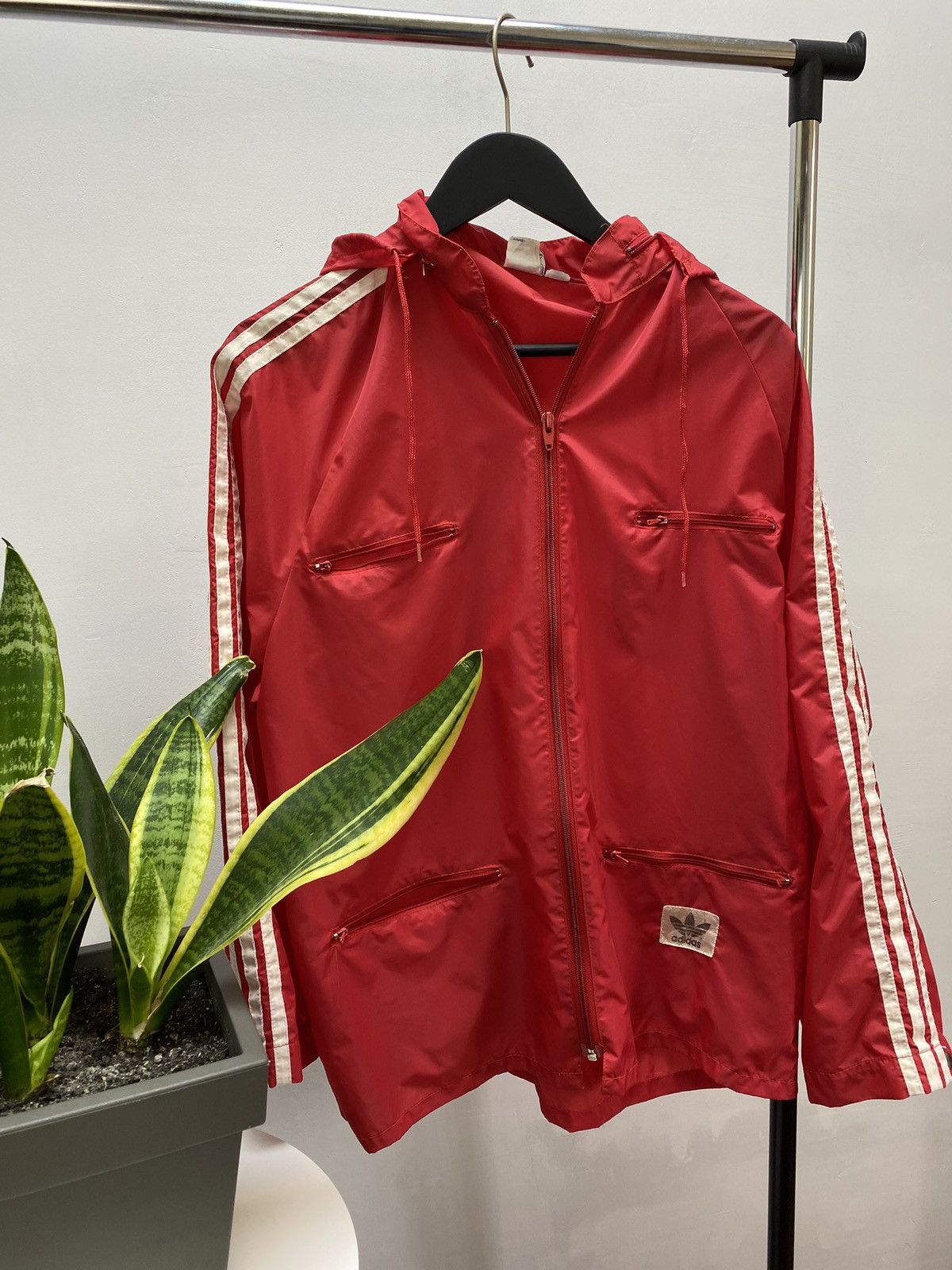 Vintage Vintage 60s 70s Adidas Raincoat Jacket Windbreaker Size US M / EU 48-50 / 2 - 3 Thumbnail