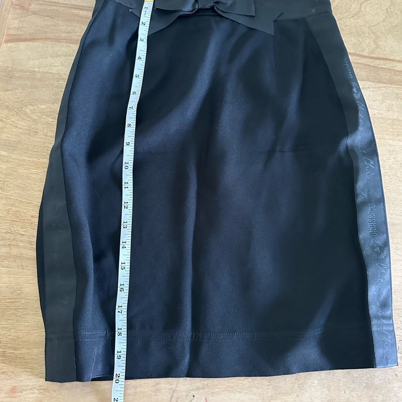 Moschino Vintage Moschino! Black pencil skirt - 6 Size 27" / US 4 / IT 40 - 12 Thumbnail