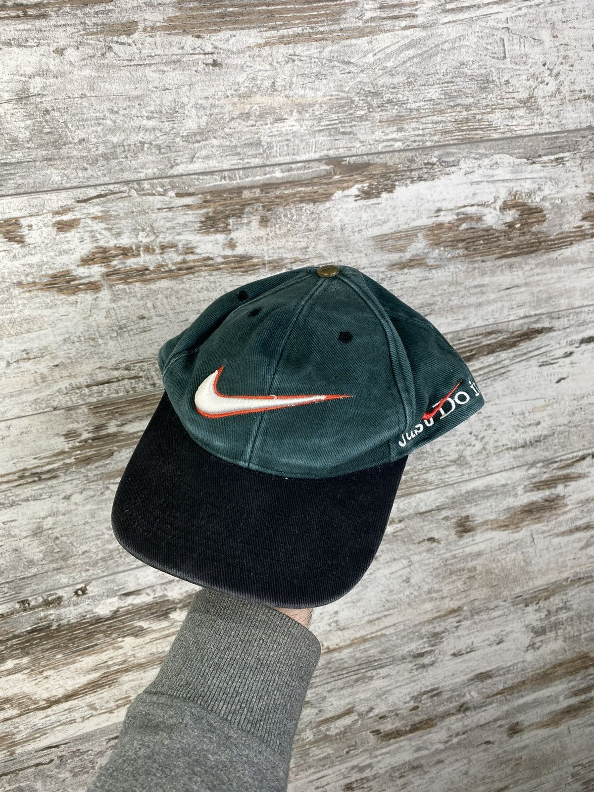 Nike × Vintage Mens Vintage Nike big logo hats cap hat y2k rare swoosh acg Size ONE SIZE - 1 Thumbnail