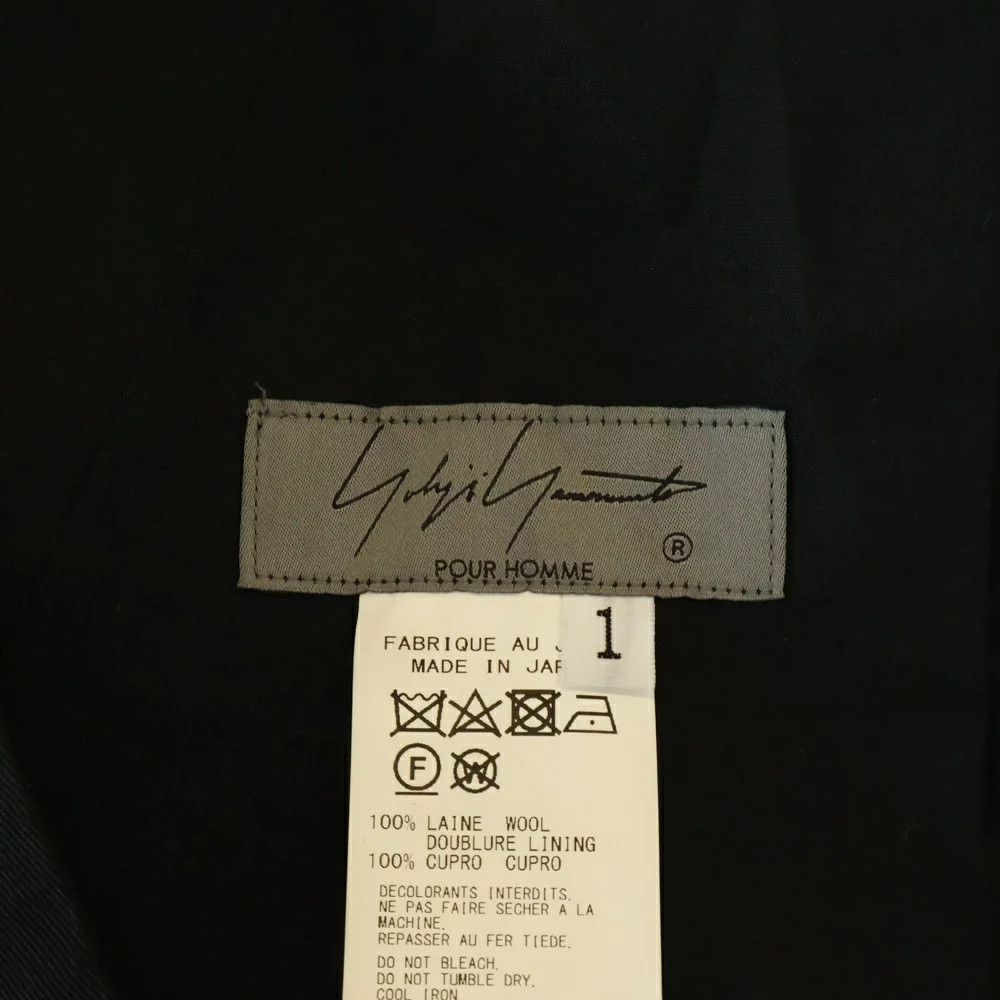 Yohji Yamamoto YOHJI YAMAMOTO POUR HOMME/ 23AWGUSSET DRAPED PANTS Size US 42 / EU 58 - 7 Thumbnail