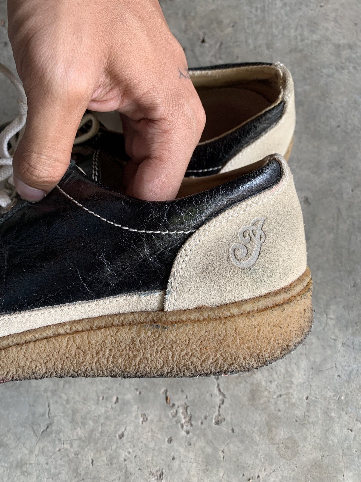 Indian Motorcycle Vintage Indian Motorcycle Leather Low-Top Sneakers Size US 9.5 / EU 42-43 - 13 Thumbnail