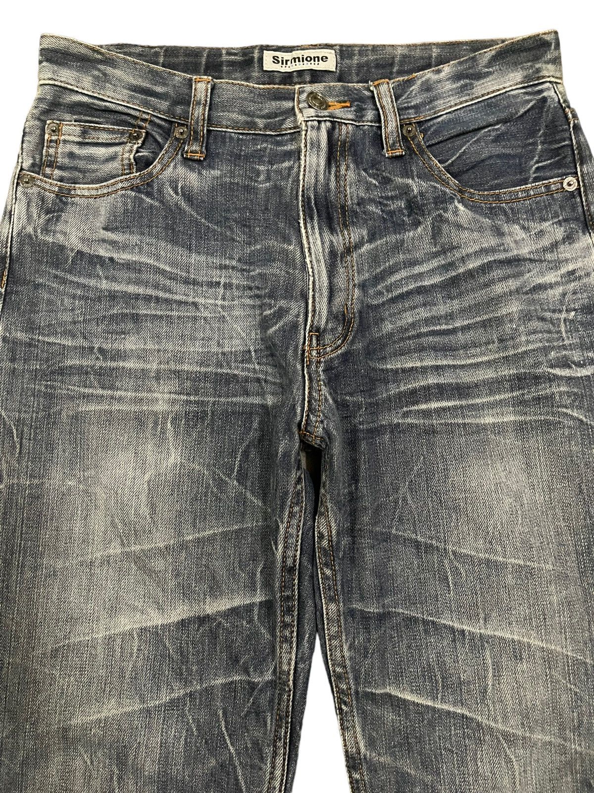 14th Addiction Vintage Japanese Brand Blue Wash Style Baggy Jeans Size US 29 - 3 Thumbnail