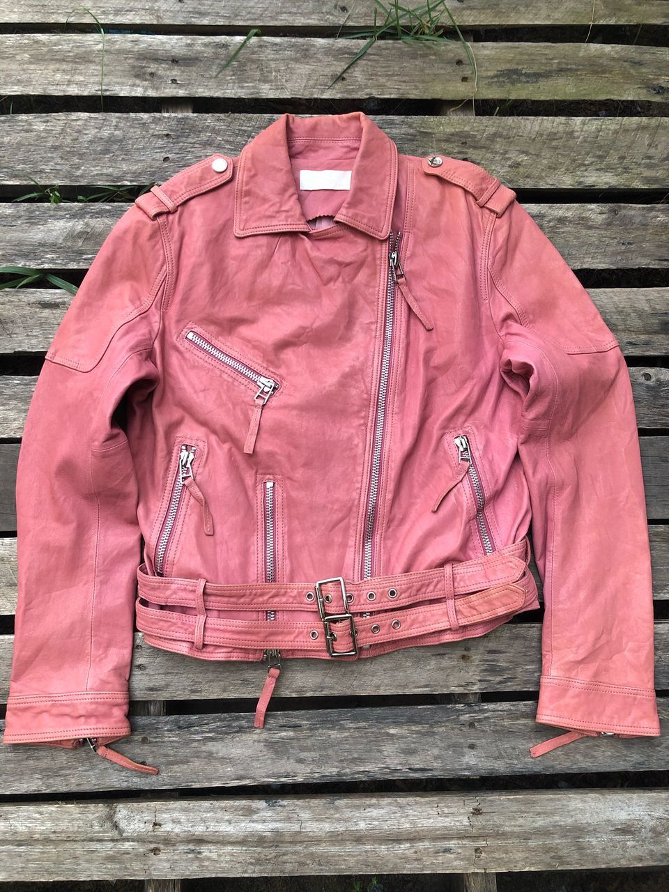 If Six Was Nine × Vintage Vintage Blanc Dew Leather Jacket Punk Bikers Style Size S / US 4 / IT 40 - 1 Thumbnail