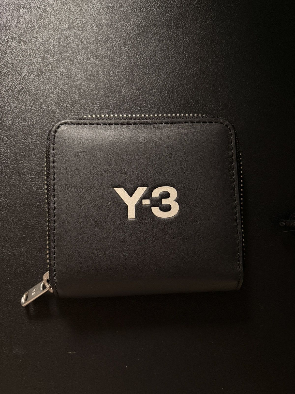 Y-3 Y-3 Cow Leather Zip Wallet Size ONE SIZE - 2 Thumbnail