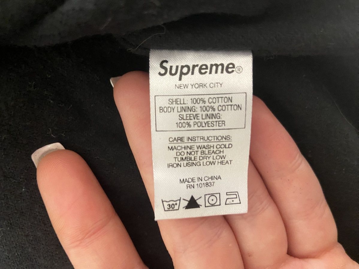 Supreme Supreme Striped Batik Zip Jacket (Black) Size US S / EU 44-46 / 1 - 6 Thumbnail