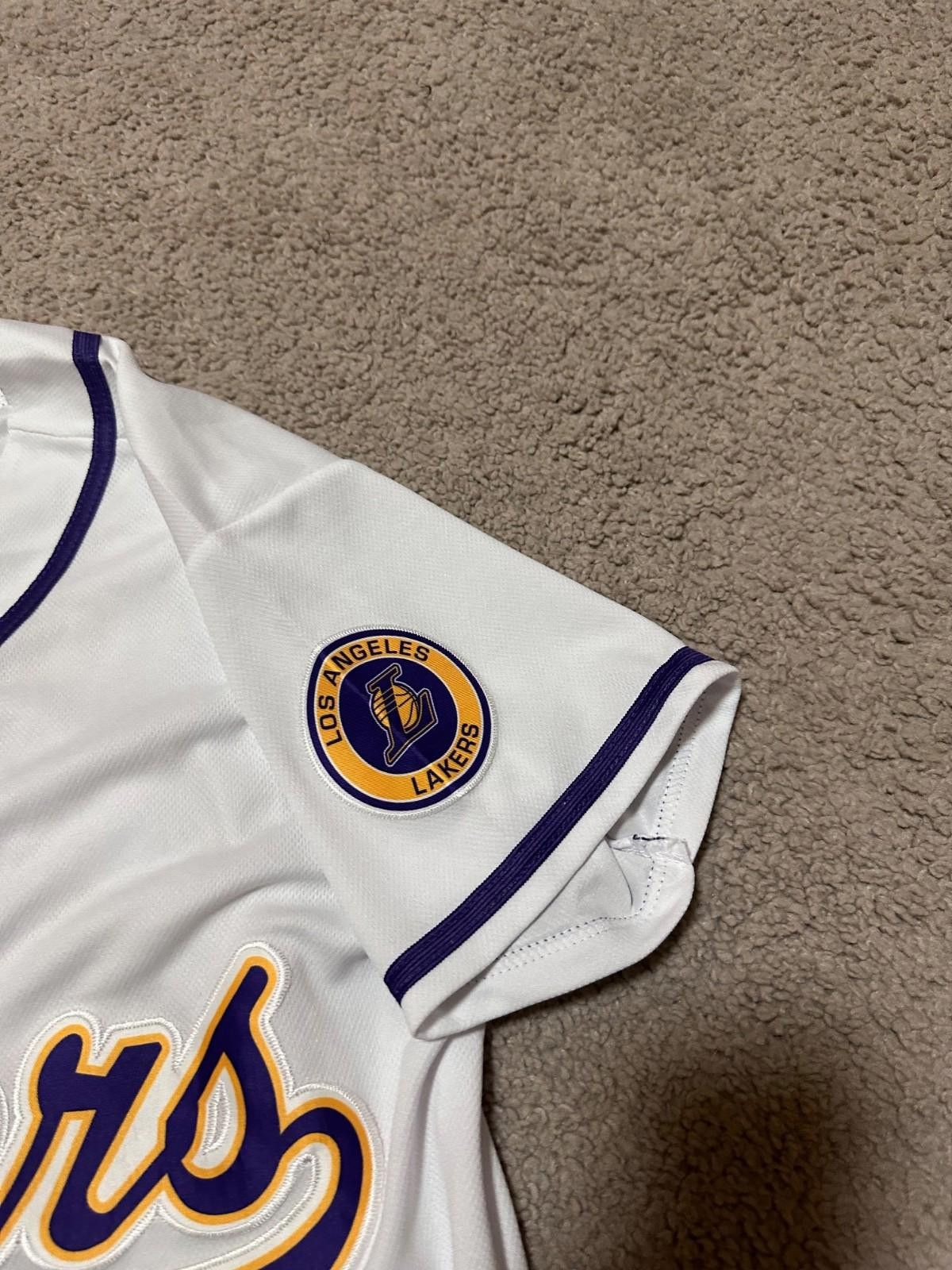 Nike Kobe Bryant Nike Los Angeles Lakers NBA Baseball Jersey Size ONE SIZE - 5 Thumbnail