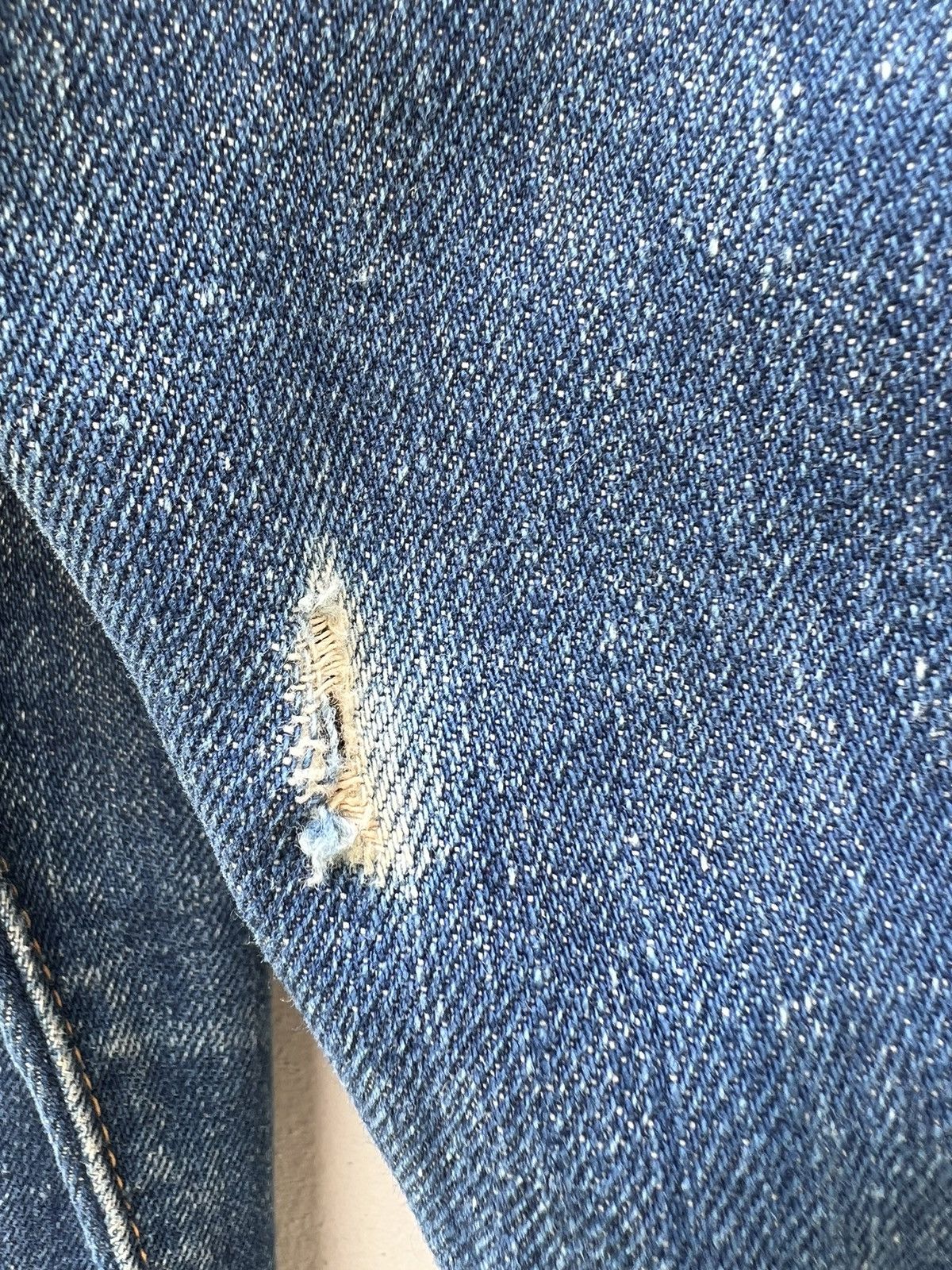 Levi's RARE! Vintage 50s Levi’s Hidden Rivets Denim Selvedge Jeans Size 28" / US 6 / IT 42 - 14 Thumbnail