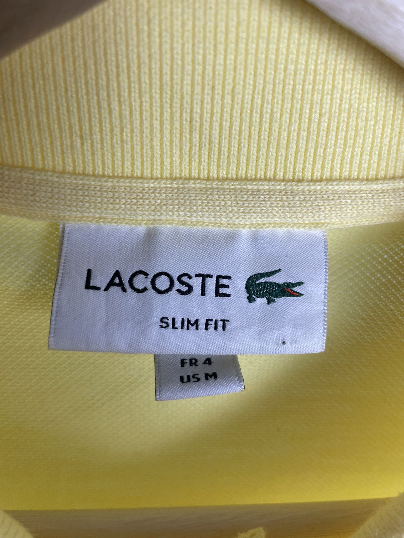 Lacoste Lacoste Polo Shirt Yellow Slimfit Size US M / EU 48-50 / 2 - 6 Thumbnail