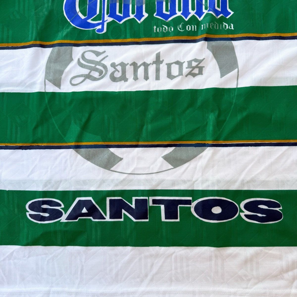 Vintage 90s Santos Laguna Mexican Bootleg Soccer Futbol Jersey XL. Size US XL / EU 56 / 4 - 6 Thumbnail