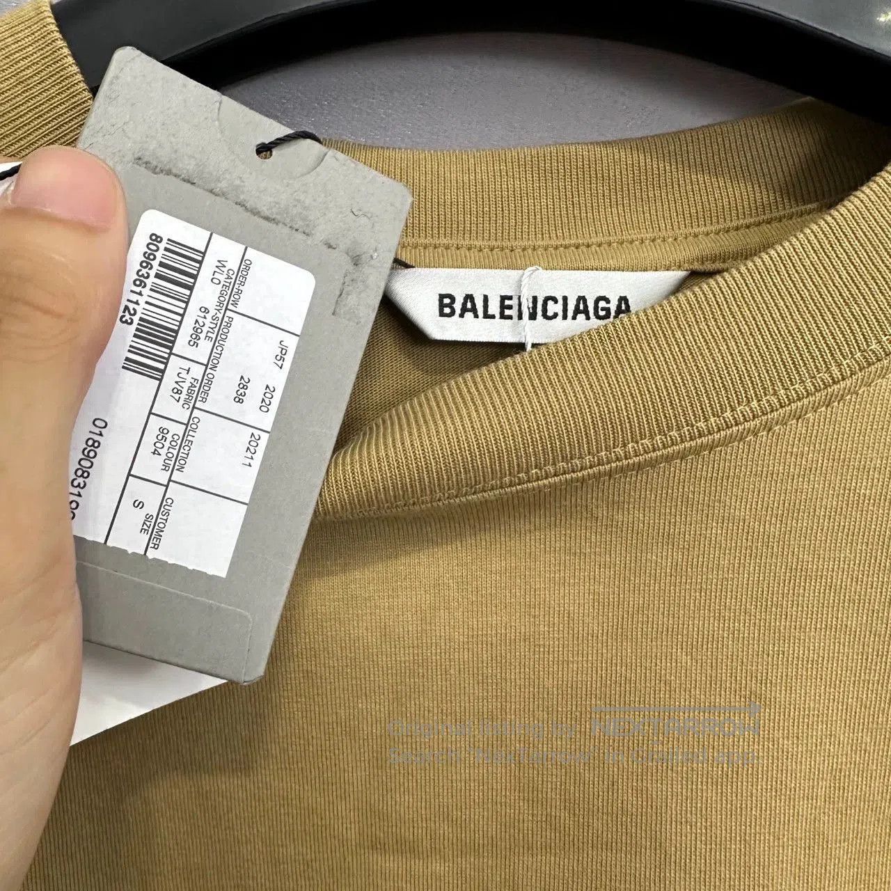 Balenciaga balenciaga short sleeve double B t. Size US S / EU 44-46 / 1 - 3 Thumbnail