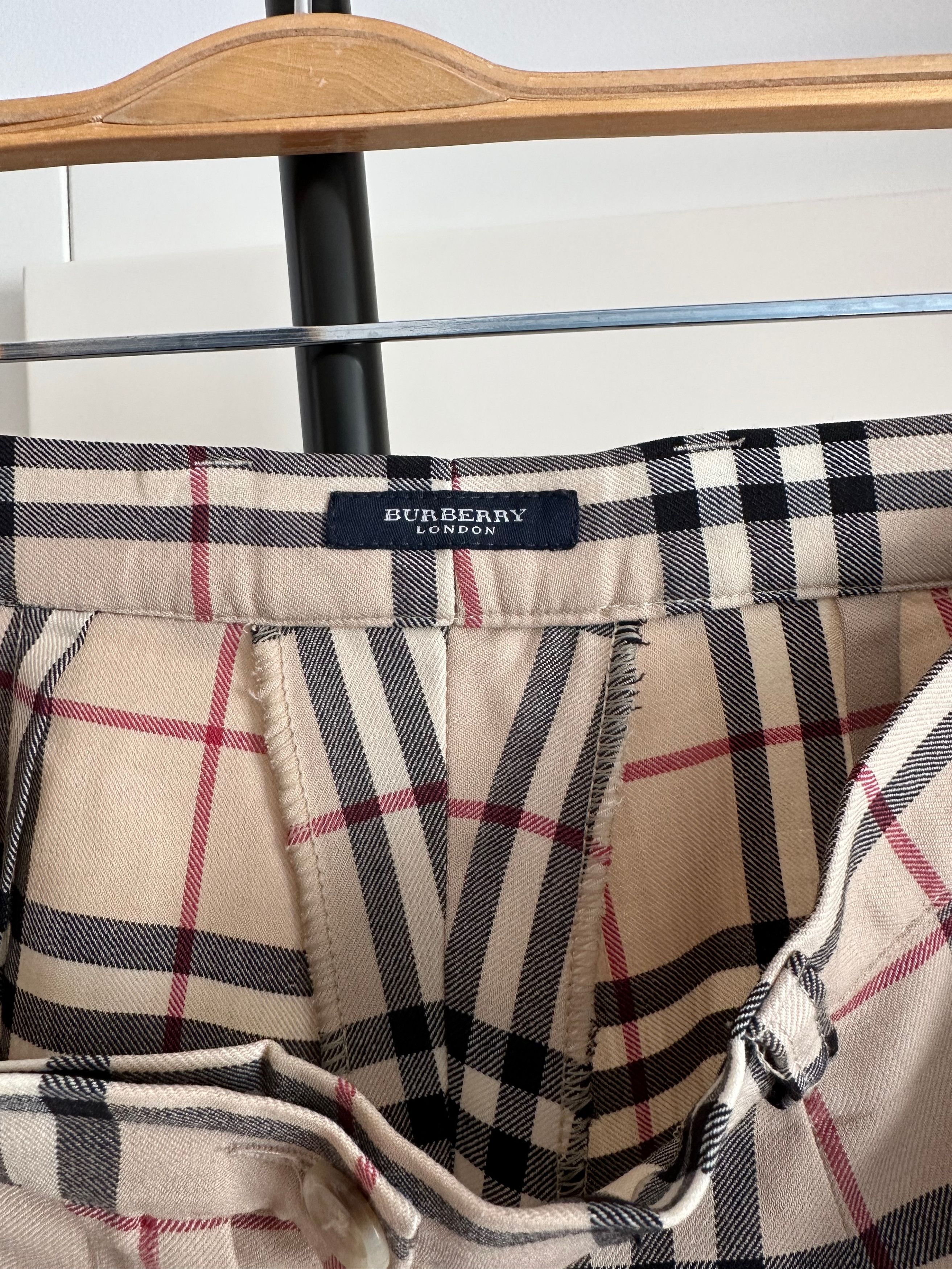 Burberry Vintage BURBERRY nova check plaid trousers wool pants Size 28" / US 6 / IT 42 - 5 Thumbnail
