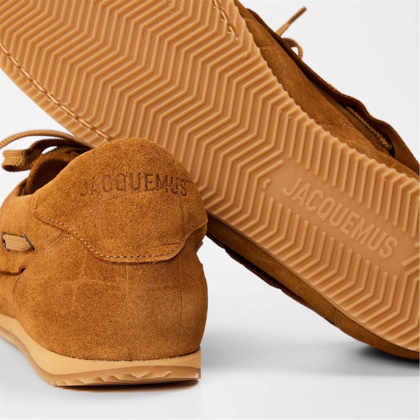 Jacquemus o1g2r1mq0426 La Croisiere Boat Shoes in Camel Size US 10 / EU 43 - 3 Thumbnail