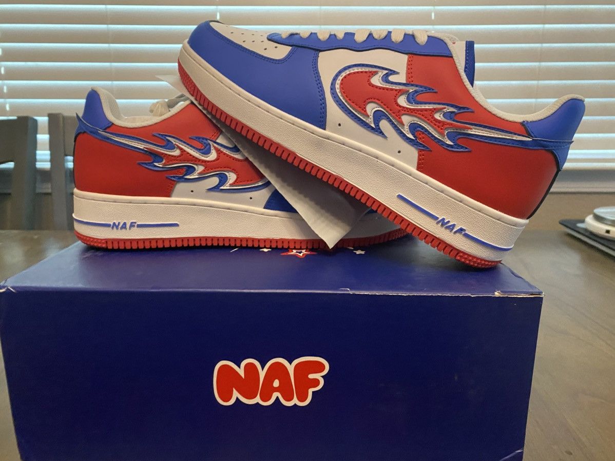 Designer Custom Designer NAF 4th of July edition Size US 12.5 / EU 45-46 - 3 Thumbnail