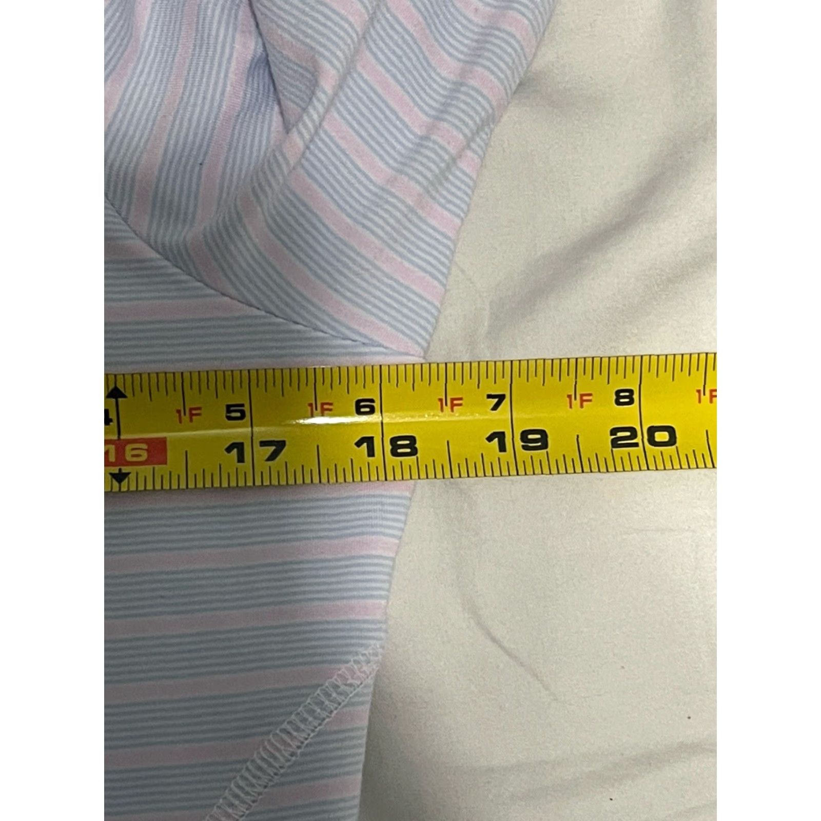 Pinko Rhoback Performance Pullover 1/4 Zip Women’s Sz Small Pink Blue Striped Size S / US 4 / IT 40 - 5 Thumbnail
