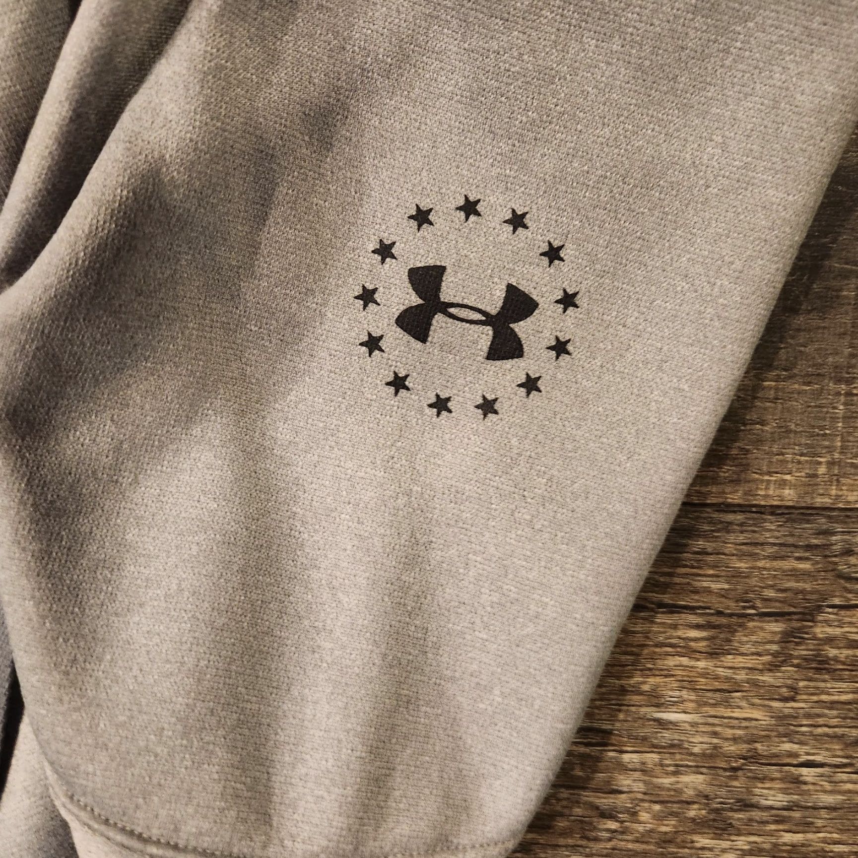 Under Armour Under Armour Hoodie Men M Gray Storm Fleece Lined Wounded Warrior Project Pullover Long Sleeve Army Sports Pockets Hooded Vars Mens Size US M / EU 48-50 / 2 - 6 Thumbnail
