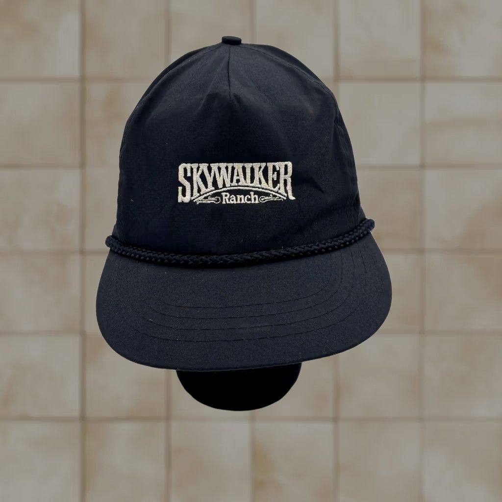 Star Wars VINTAGE Skywalker Ranch Star Wars George Lucas Rope Leather Strapback Hat Size ONE SIZE - 1 Thumbnail