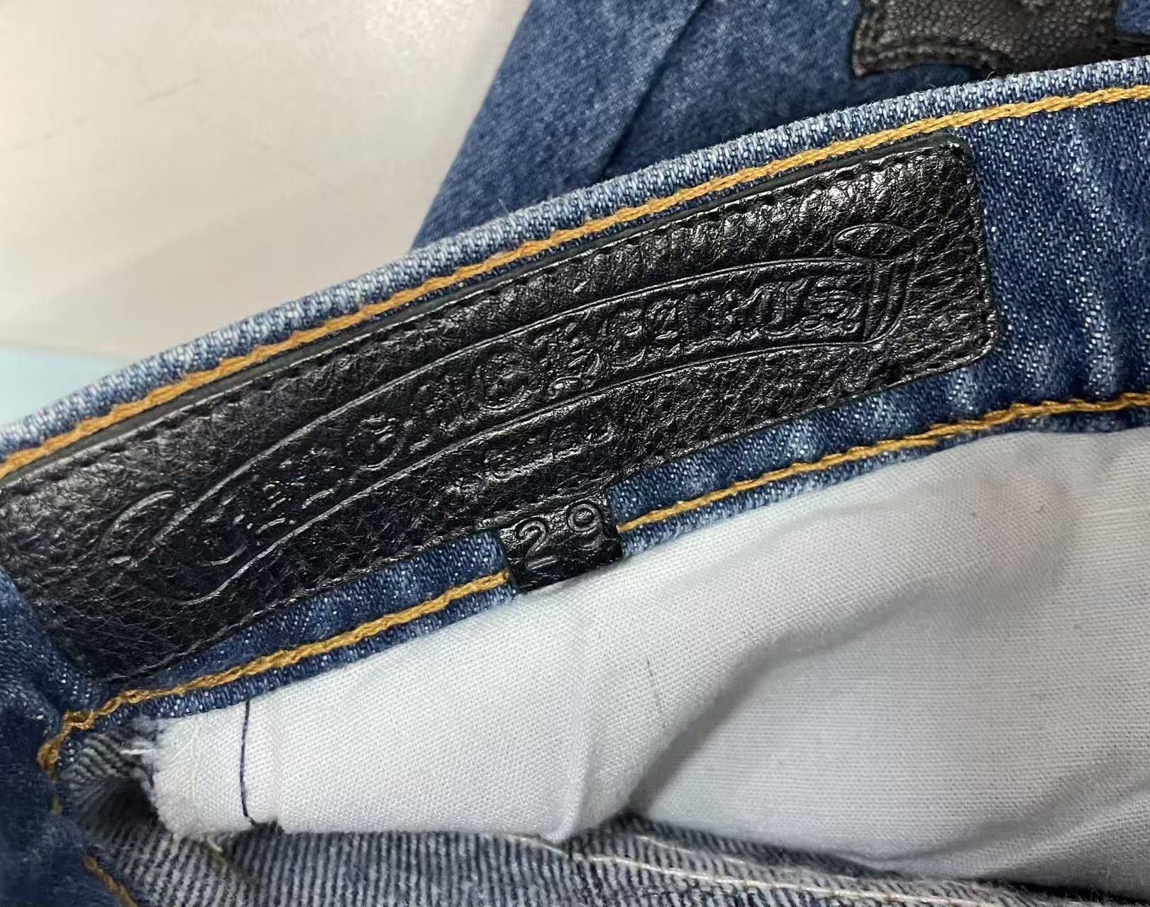 Chrome Hearts Chrome Hearts Levi's 517 Black Cross Patch Jeans Size 29" - 3 Thumbnail