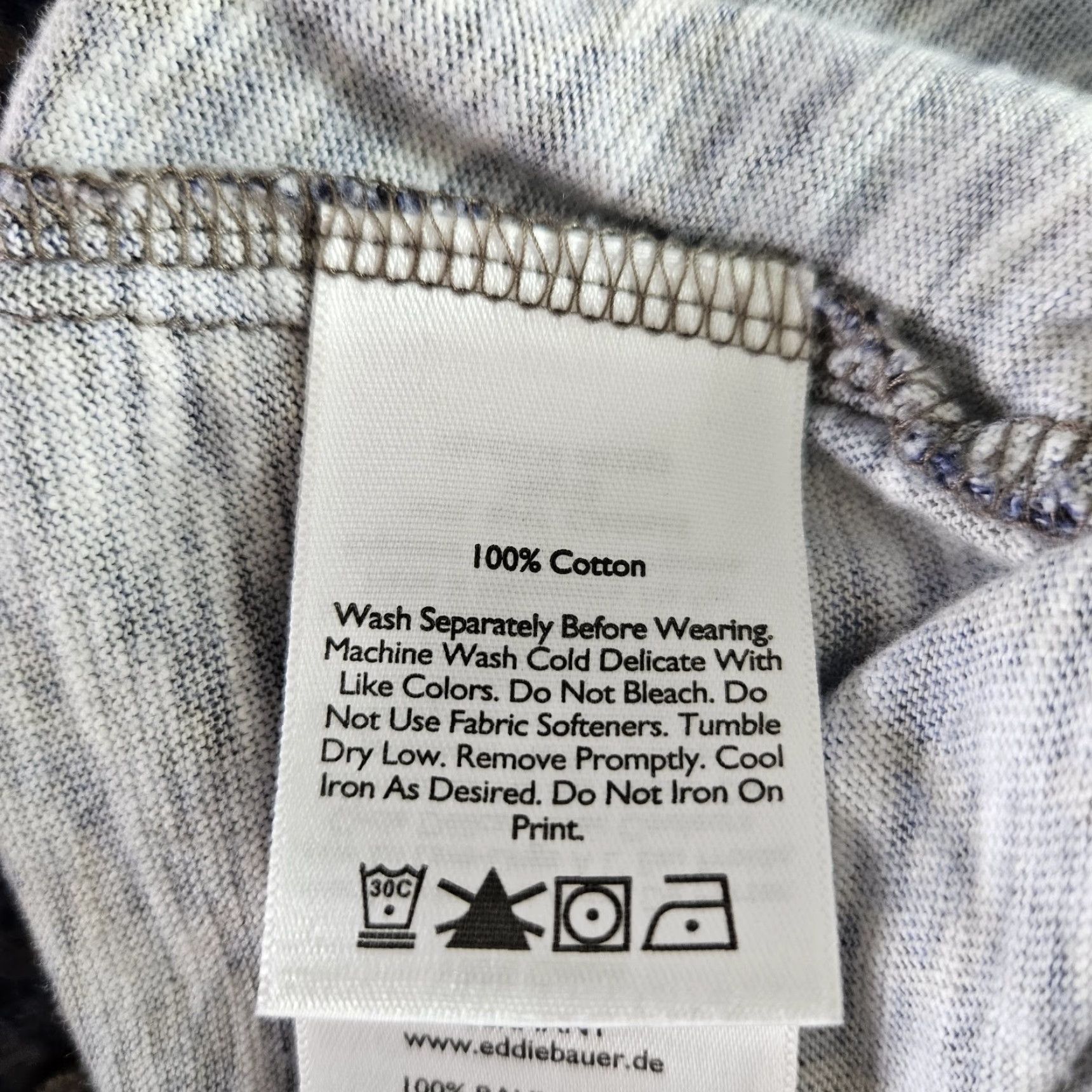 Eddie Bauer Eddie Bauer Womens Maxi Skirt Sz Small Gray Blue Cotton Pockets Drawstring Size 28" / US 6 / IT 42 - 4 Thumbnail