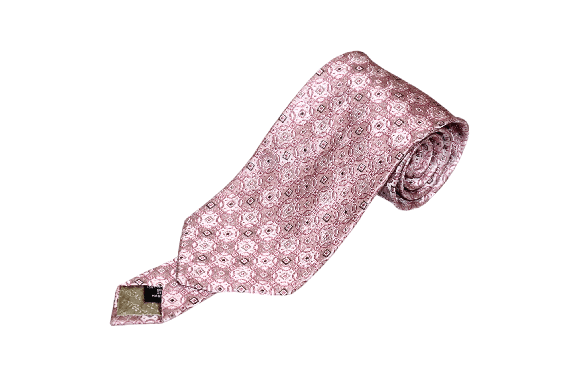 Dolce & Gabbana Dolce & Gabbana Luxury Design Geometric Jacquard Silk Tie Size ONE SIZE - 1 Thumbnail
