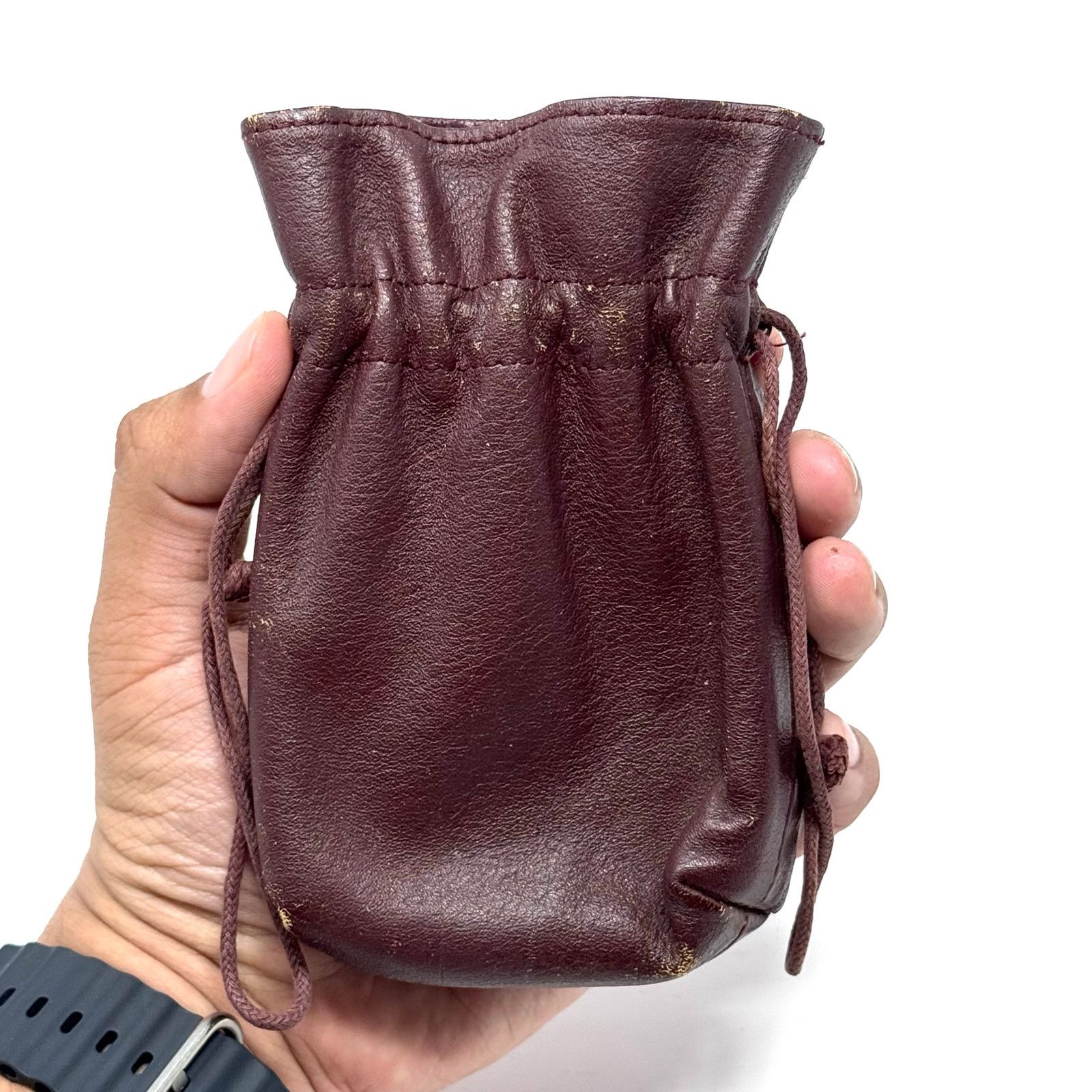 Cartier Cartier Dark Red Leather Pouch Size ONE SIZE - 11 Thumbnail
