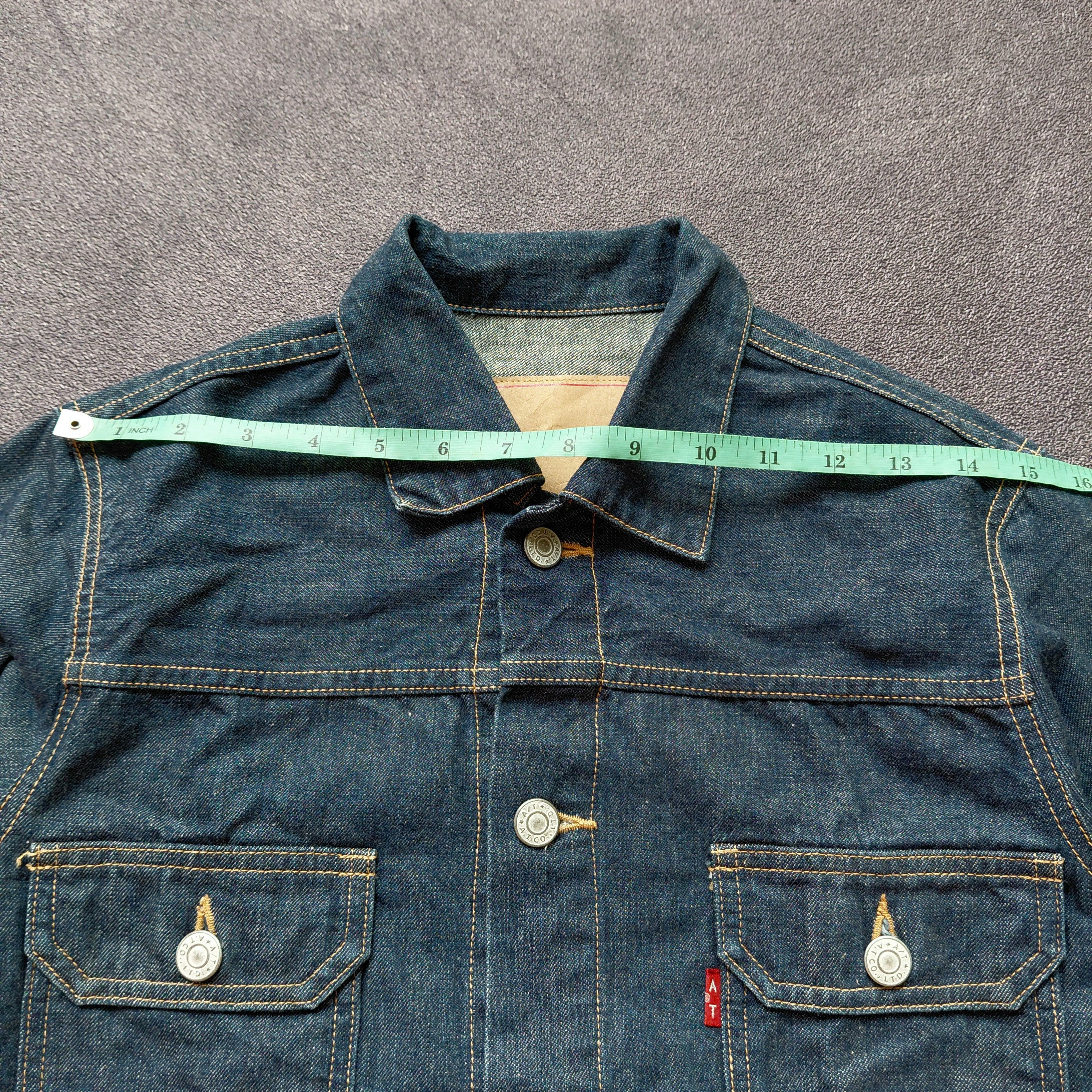 Japanese Brand A/T Type II Japan Trucker Denim Jacket Size US S / EU 44-46 / 1 - 11 Thumbnail