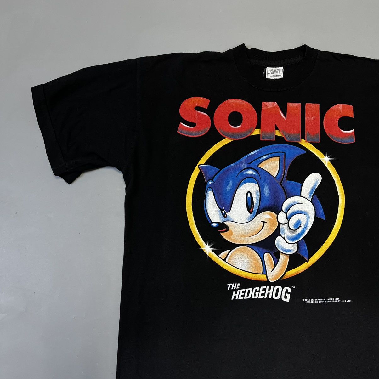 Nintendo × Vintage Vintage Tee Sonic the Hedgehog Sega 1991 Streetwear Style Size US XL / EU 56 / 4 - 4 Thumbnail
