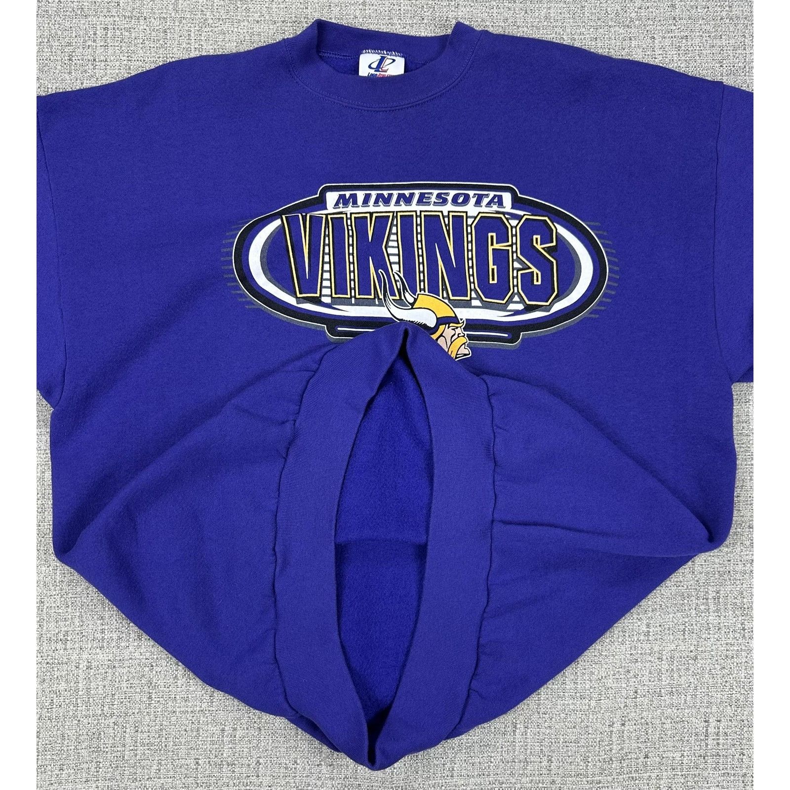 Logo Athletic Minnesota Vikings Sweatshirt Sz XL Purple Logo Athletic 90s Size US XL / EU 56 / 4 - 4 Thumbnail