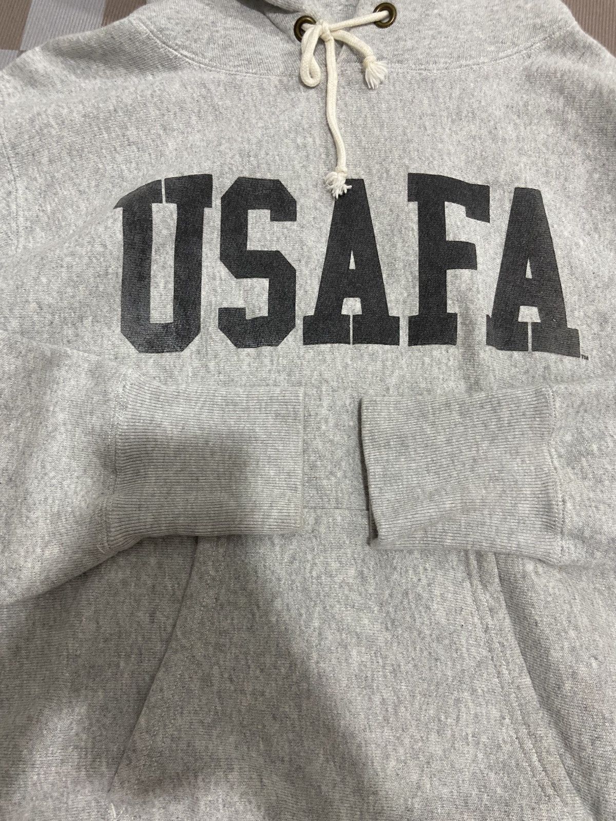 Champion 💥90s Rare Champion Reverse Weave USAFA Hoodie Size US L / EU 52-54 / 3 - 3 Thumbnail