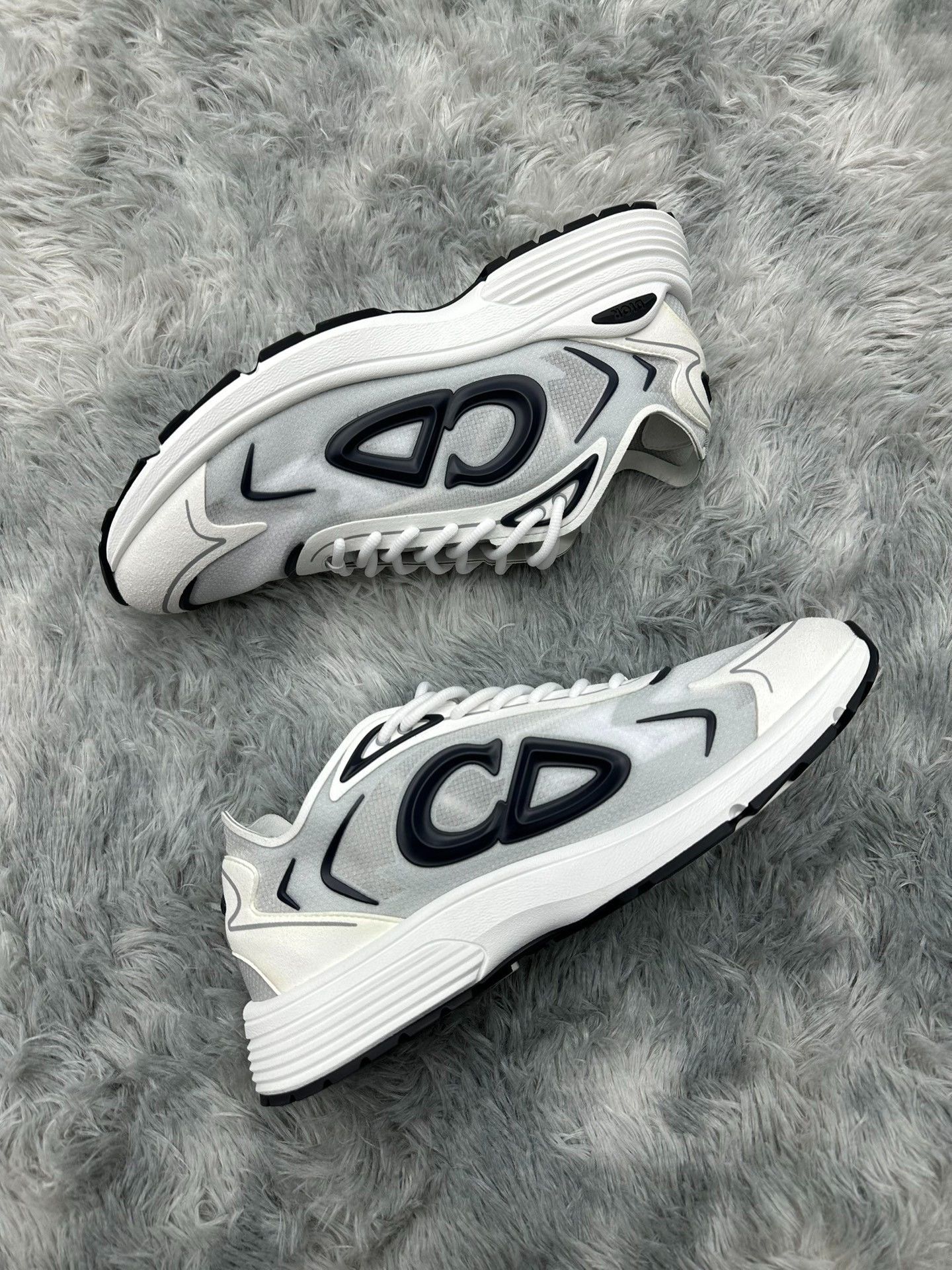 Dior Dior B30 Gray White Size 45 Size US 12 / EU 45 - 3 Thumbnail