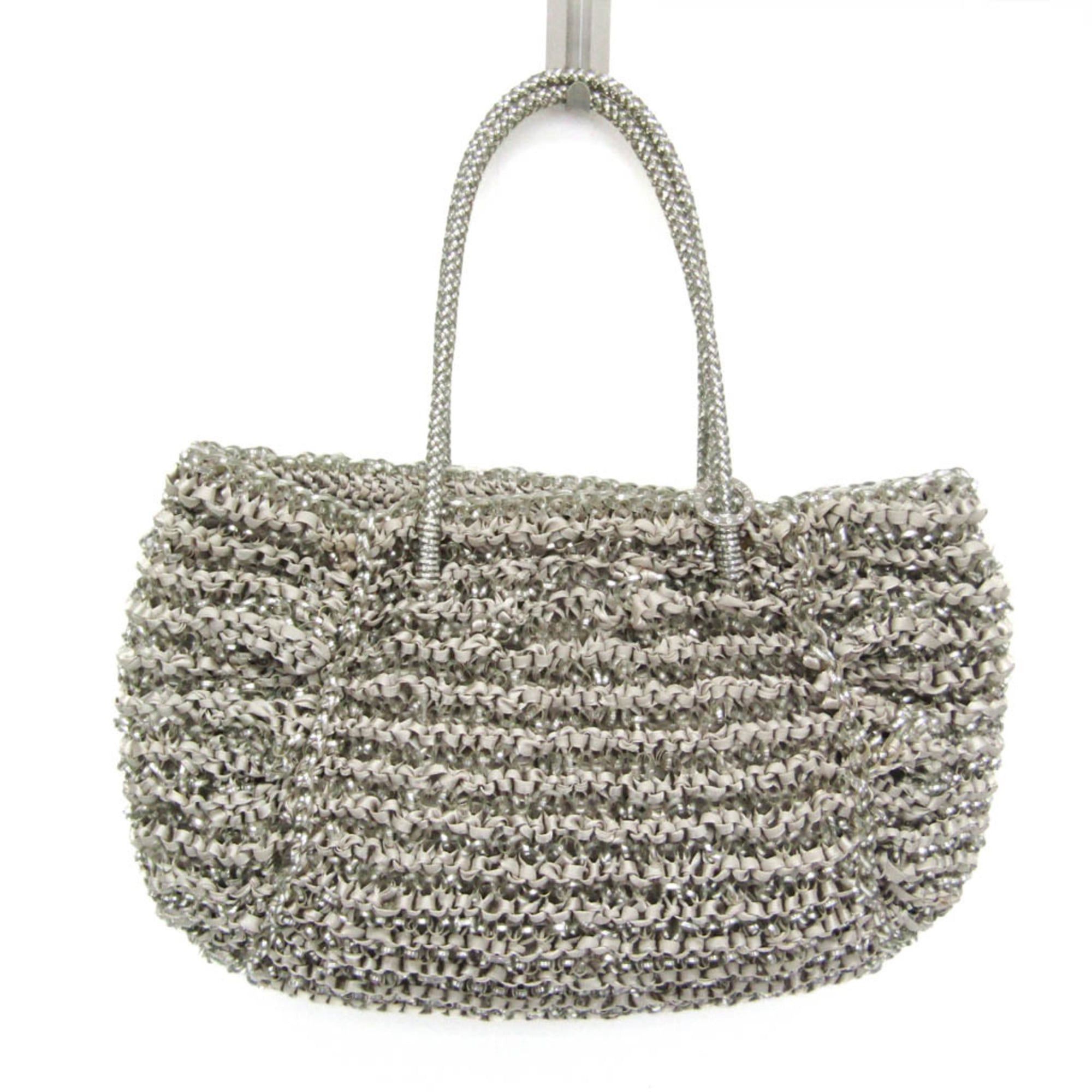 ANTEPRIMA Anteprima CARINA R PB10FA6186 Women's Wire,Satin Handbag Gray Size ONE SIZE - 1 Thumbnail