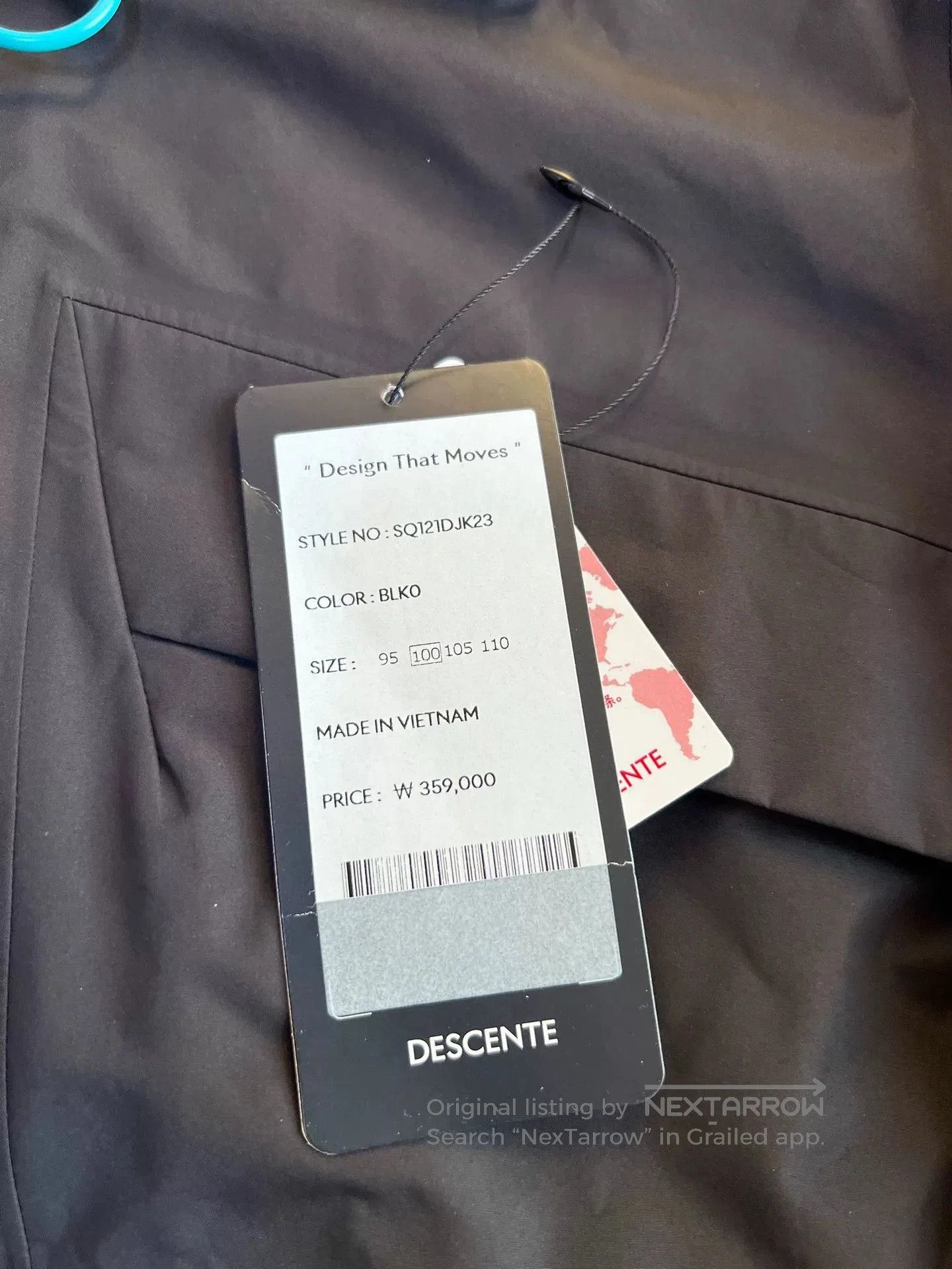 Descente DESCENTE Men's New Black Jacket. Size US L / EU 52-54 / 3 - 5 Thumbnail