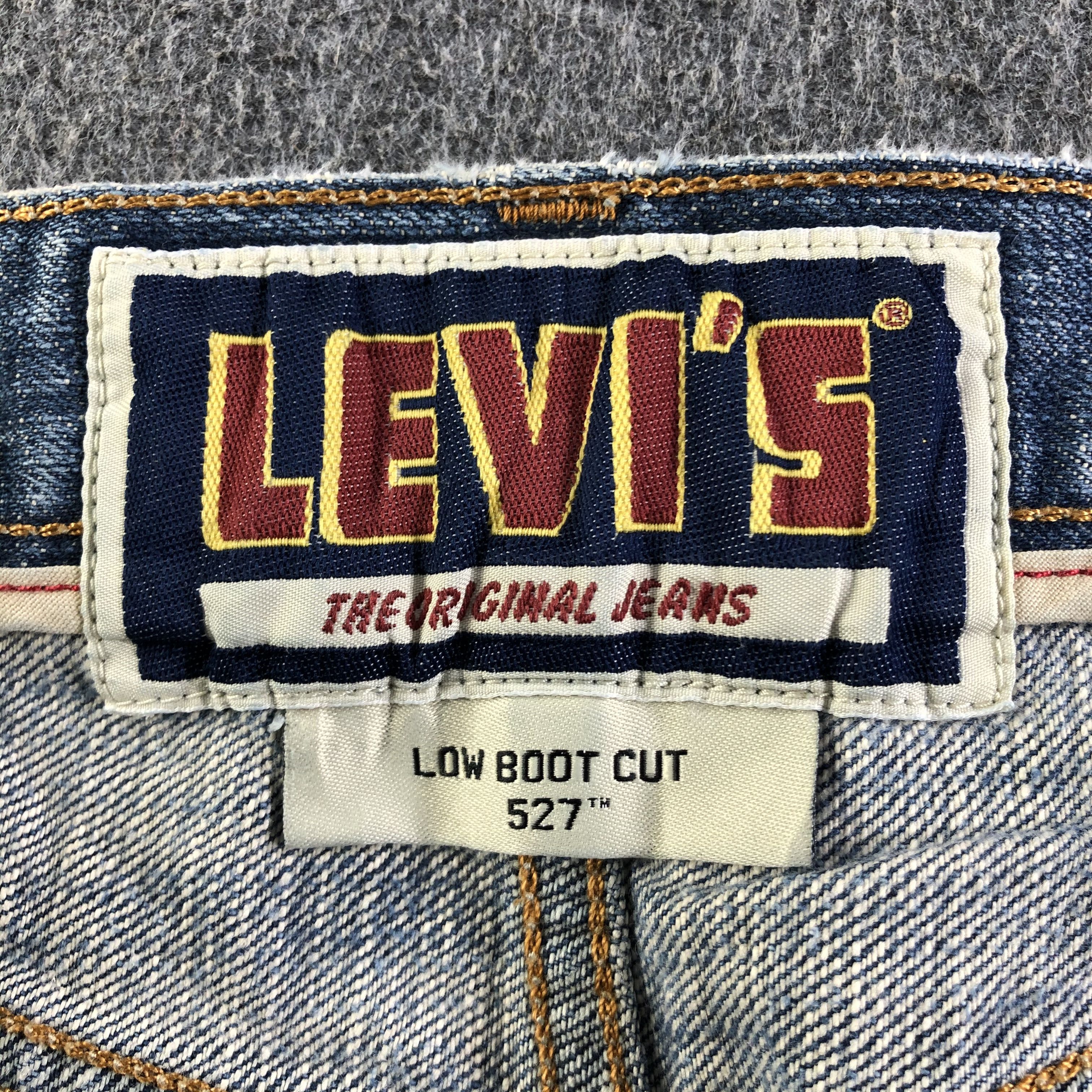 Levi's Vintage Blue Wash Levis 527 Mini Flare Jeans-J4313 Size US 32 / EU 48 - 10 Thumbnail
