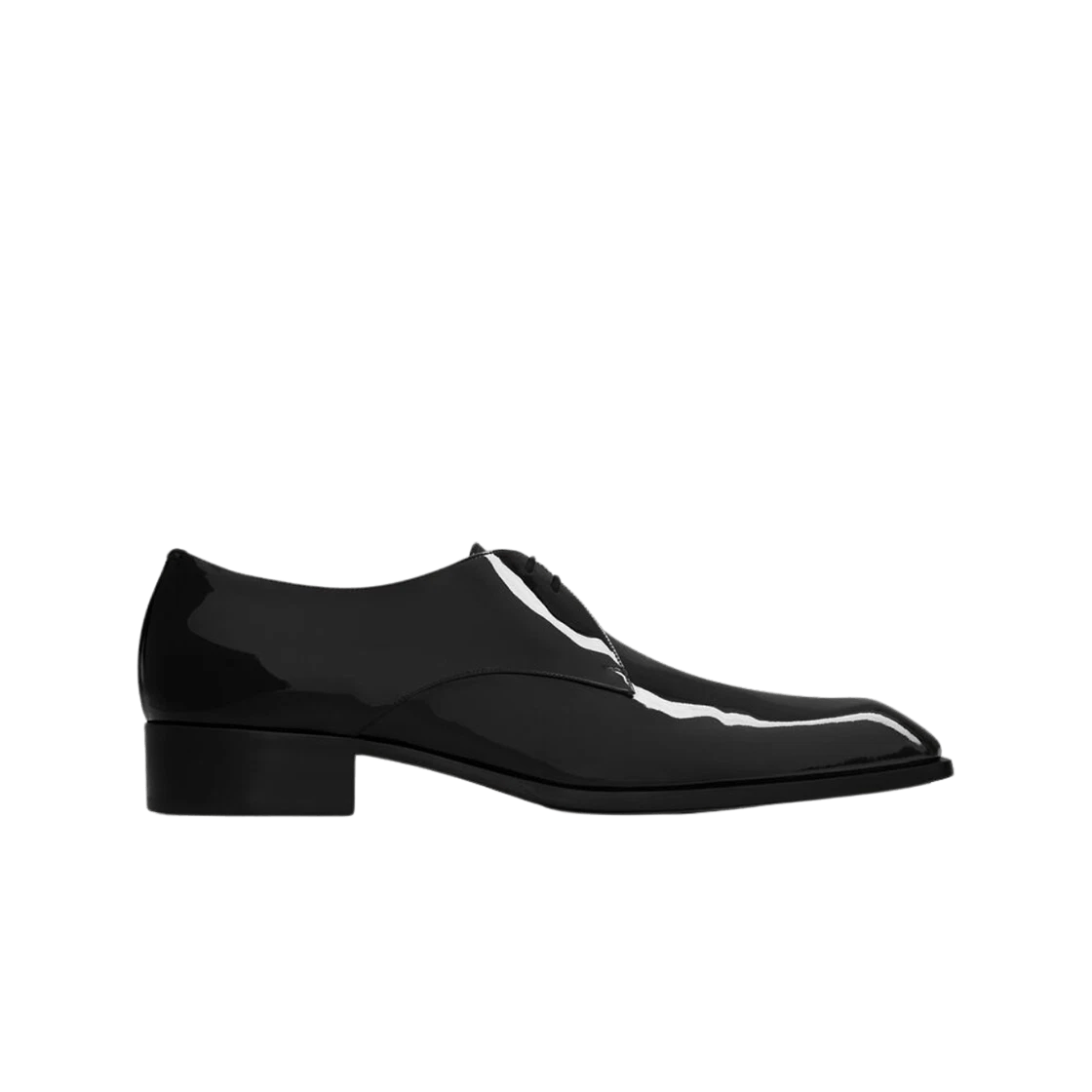 Saint Laurent Paris o1la1rc1a0226 800679 Jean Derbies in Patent Leather Shoes Size US 12 / EU 45 - 1 Thumbnail