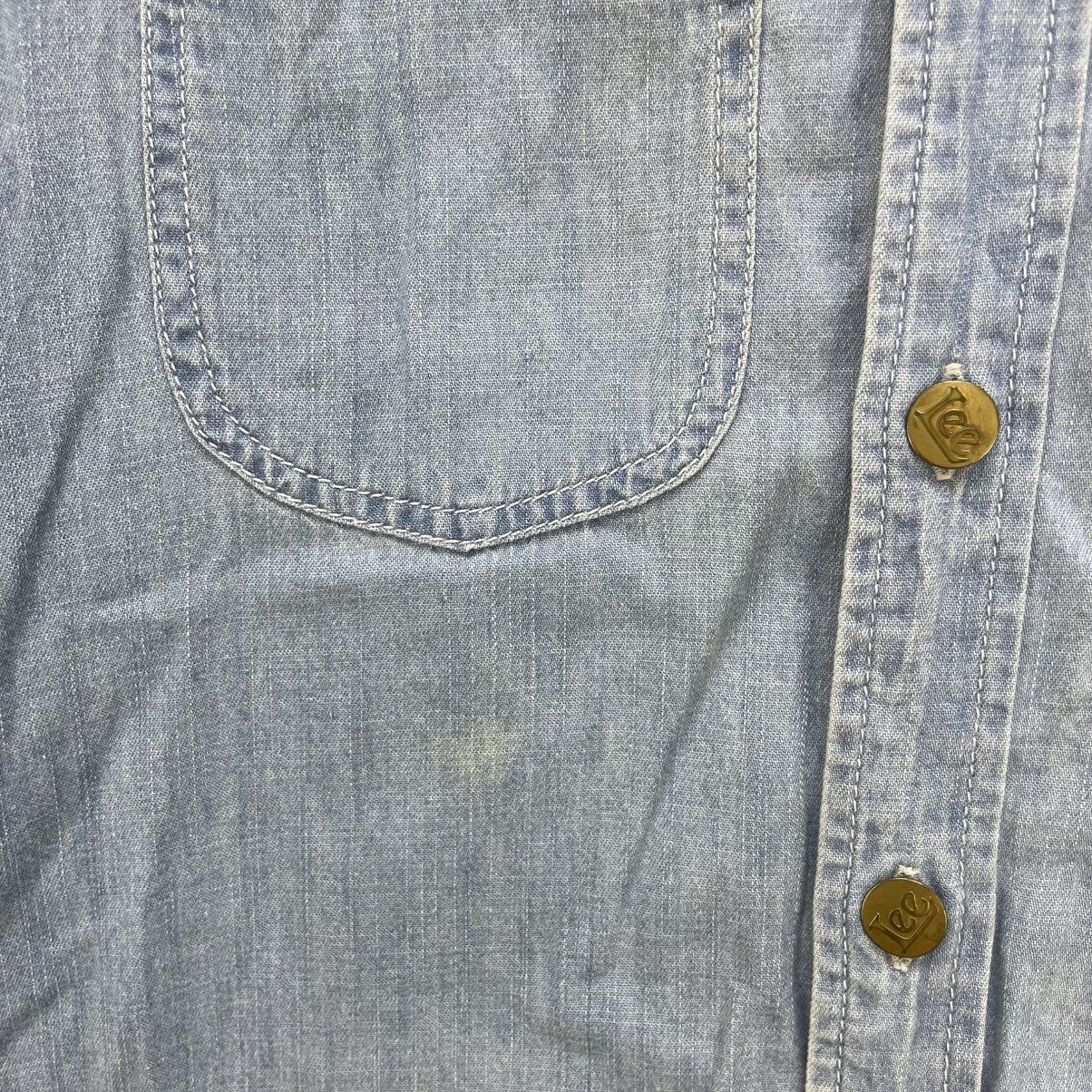 Lee 💥Vintage Lee Chambray Dress Jacket Size M / US 6-8 / IT 42-44 - 7 Thumbnail