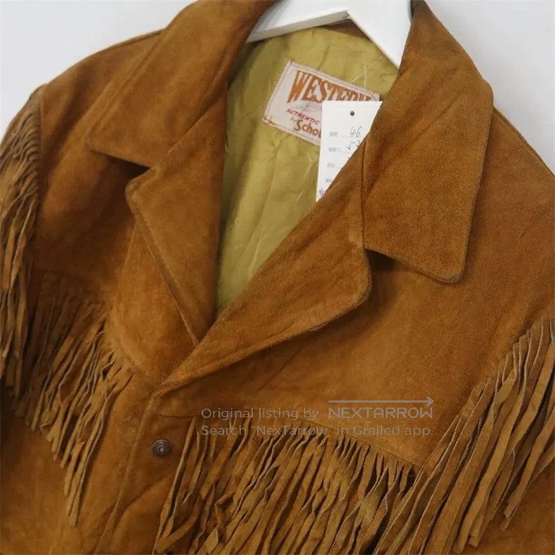 Schott Schott Biker rider tassel leather suit Size US M / EU 48-50 / 2 - 4 Thumbnail