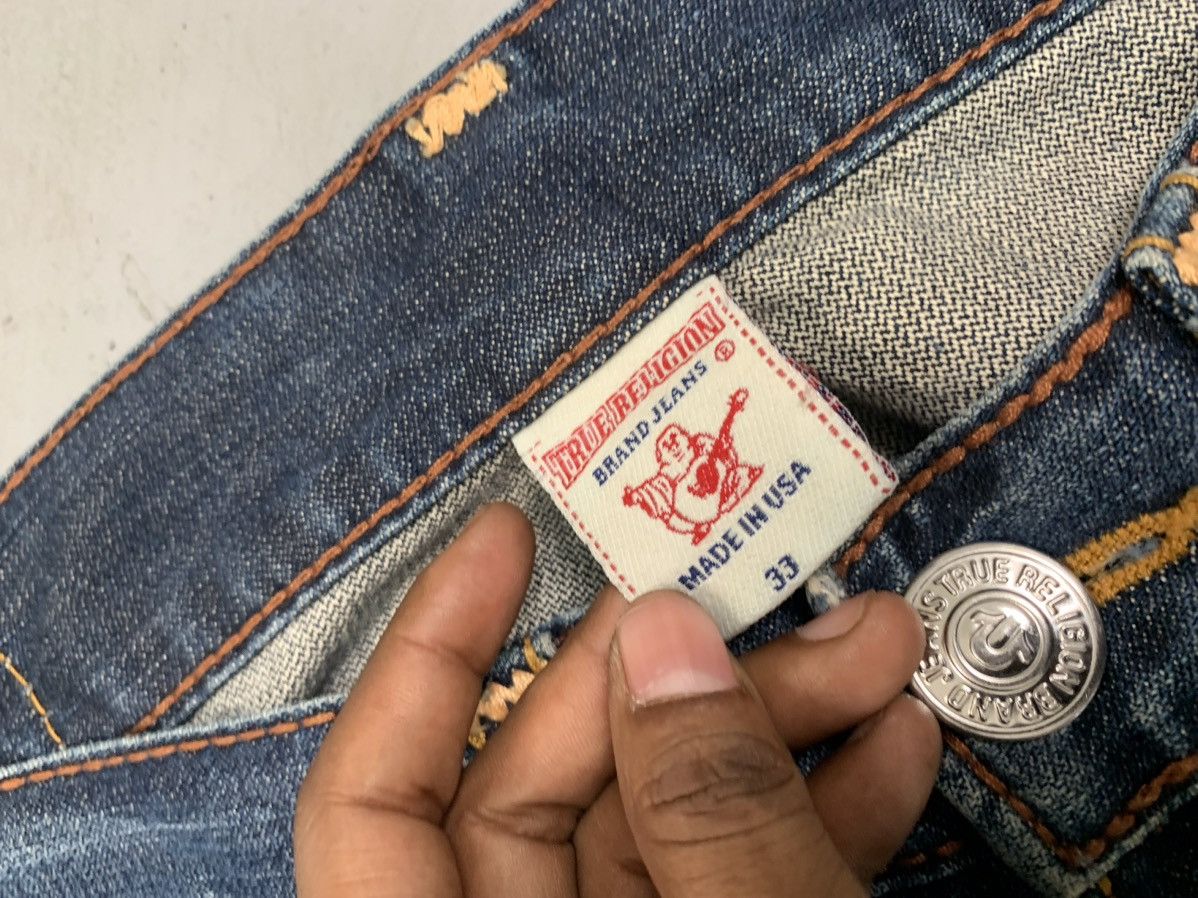 True Religion Vintage true religion thread embroidered straight denim Size US 36 / EU 52 - 4 Thumbnail