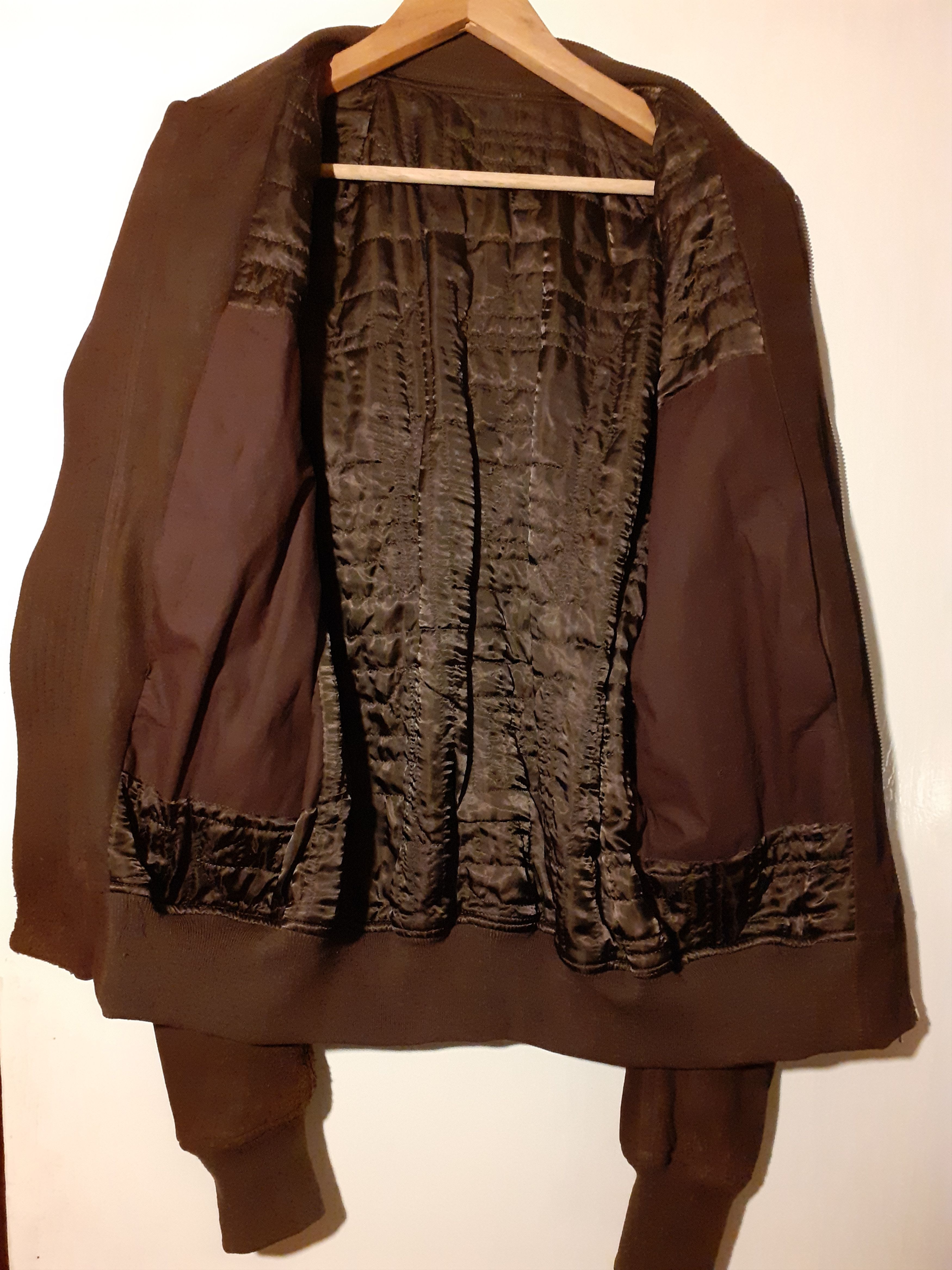Rick Owens Slim-fit Blistered-suede Bomber Jacket Size US M / EU 48-50 / 2 - 3 Thumbnail