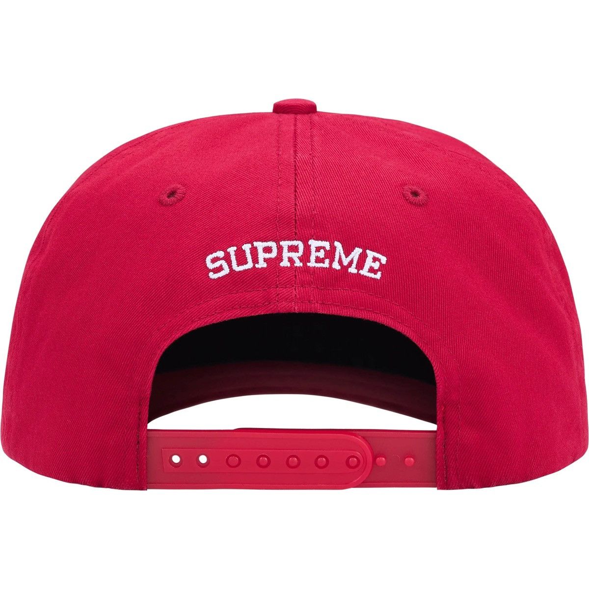 Number (N)ine × Supreme 6 Panel Hat Red Size ONE SIZE - 2 Thumbnail