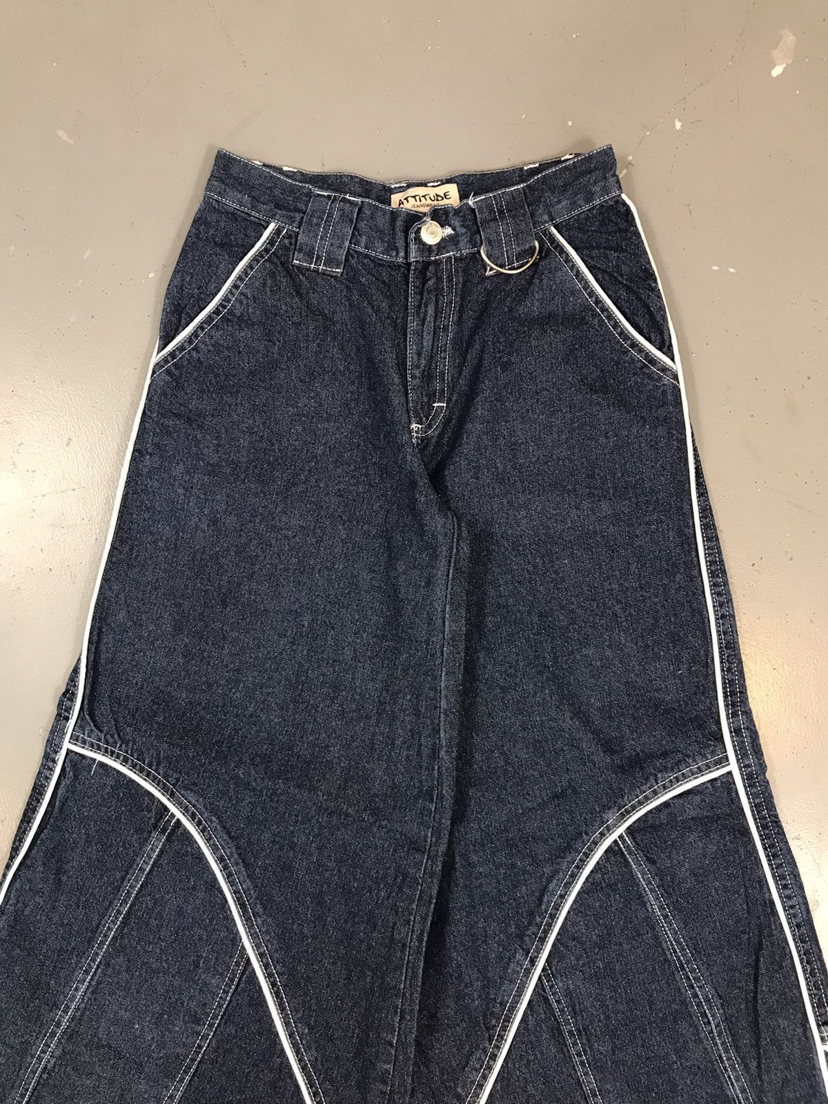 JNCO × Southpole × Vintage Vintage attitude big pocket fashionable flared denim Size 24" / US 00 / IT 34 - 4 Thumbnail