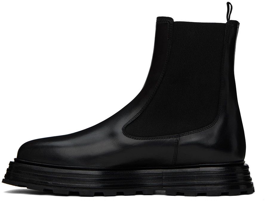 Jil Sander o1y1124 Ankle Boots in Black Size US 12 / EU 45 - 3 Thumbnail