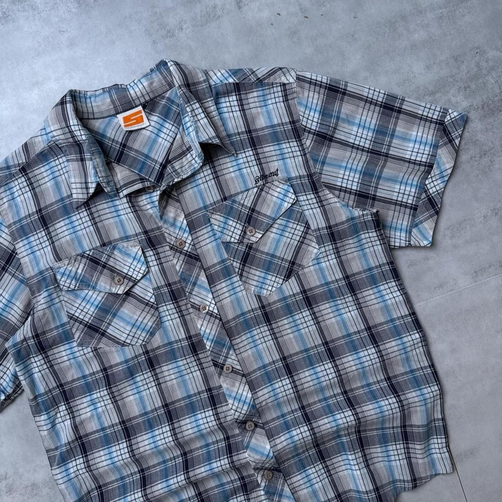 Sideout Y2K Sideout Button Up Skater Shirt Size US M / EU 48-50 / 2 - 6 Thumbnail