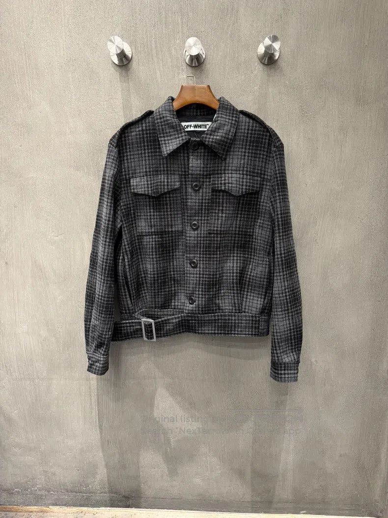 Off-White off-white Tartan Plaid Jacket Size US M / EU 48-50 / 2 - 1 Thumbnail