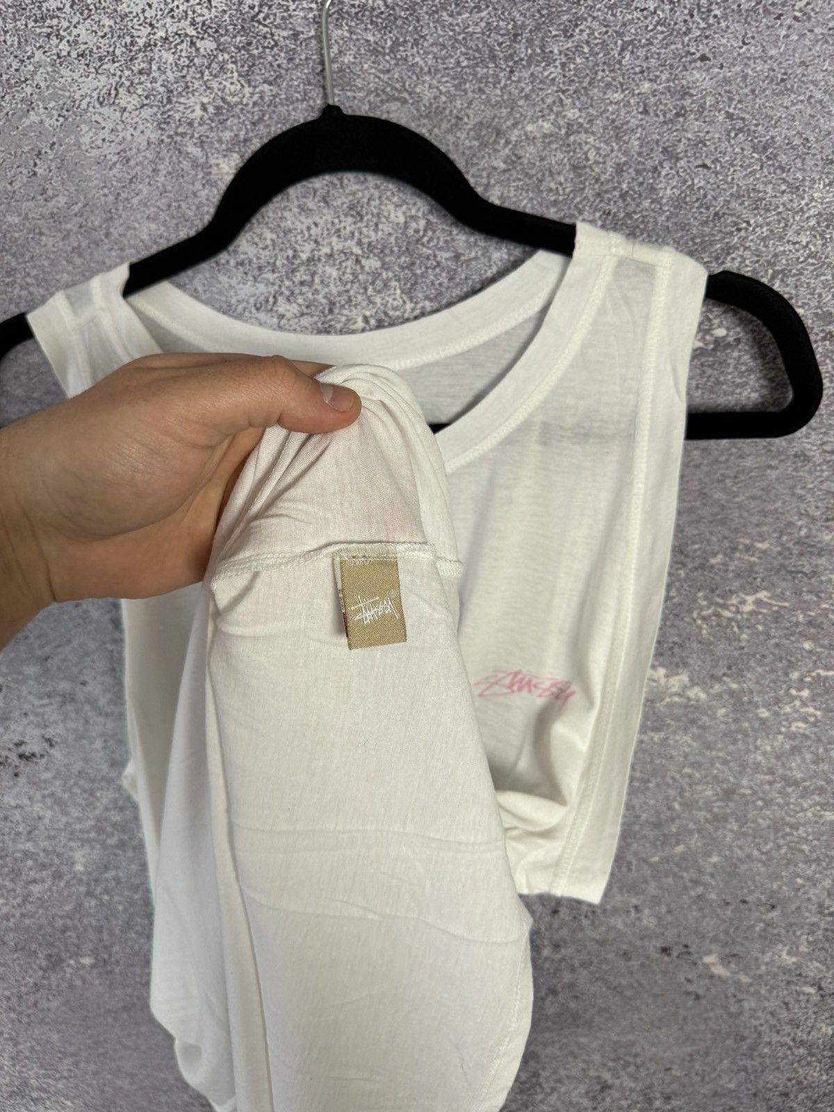 Stussy × Vintage Vintage Stussy t shirt short sleeve y2k big logo Size US M / EU 48-50 / 2 - 10 Thumbnail