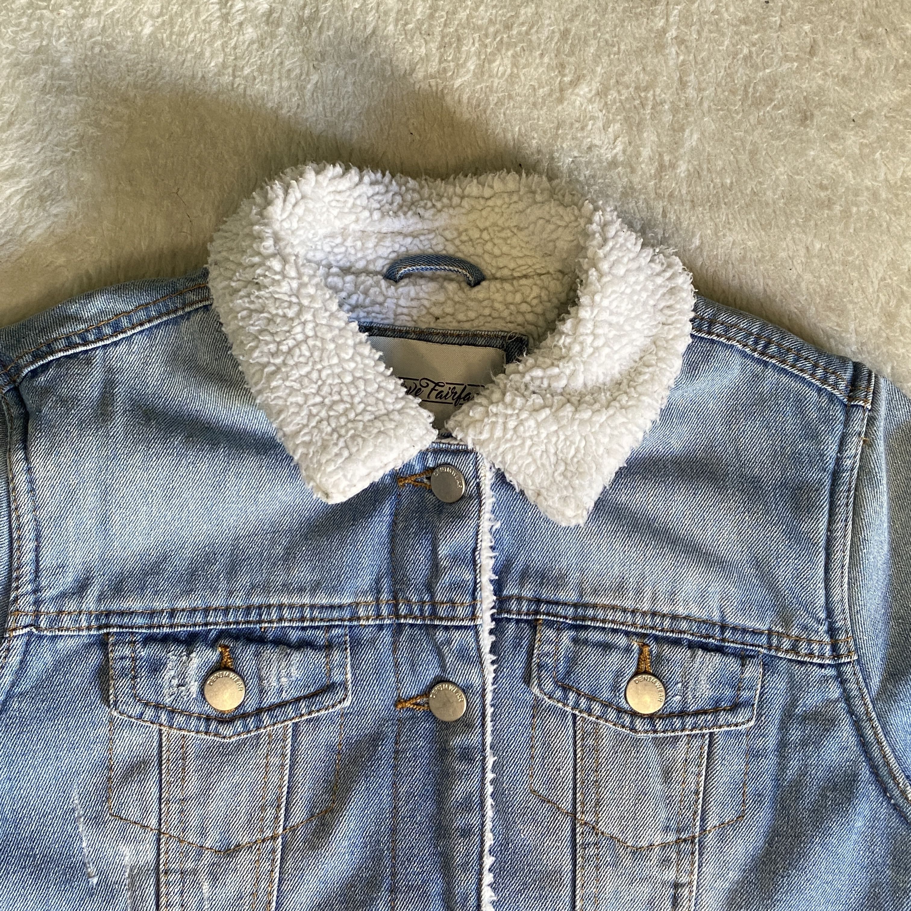 Other Reserve Fairfax Sherpa Lined Denim Jacket - Size Medium Size M / US 6-8 / IT 42-44 - 7 Thumbnail